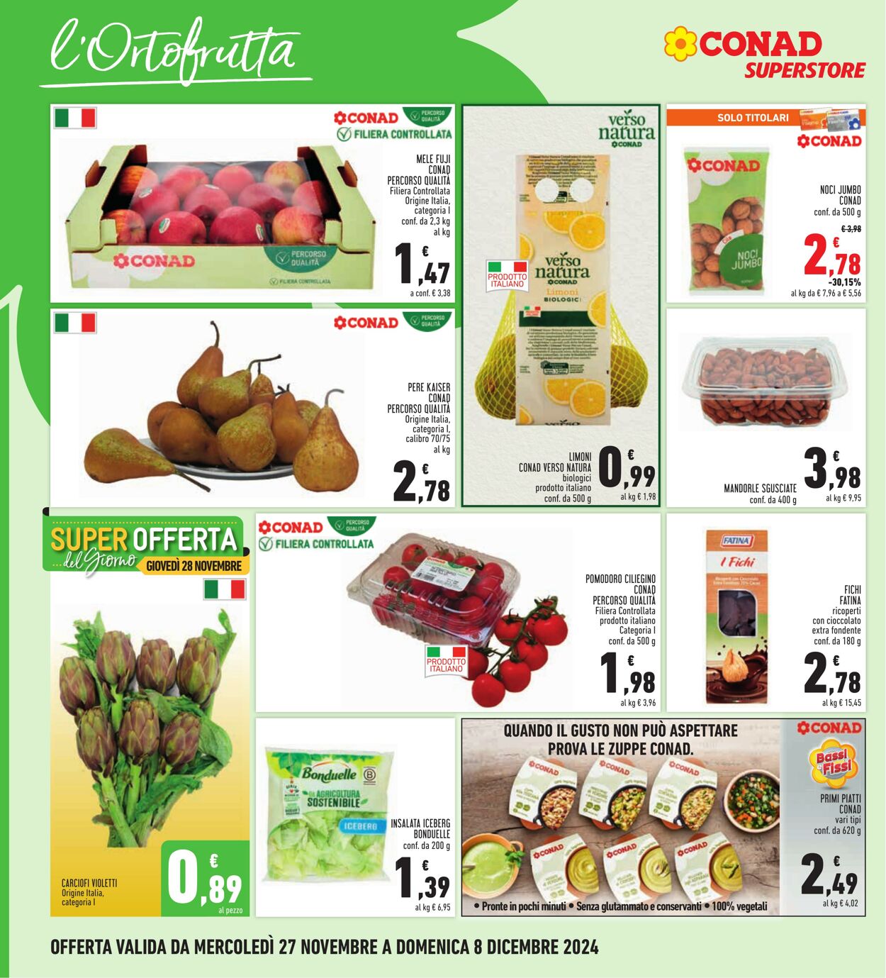 Volantino Conad 27.11.2024 - 08.12.2024