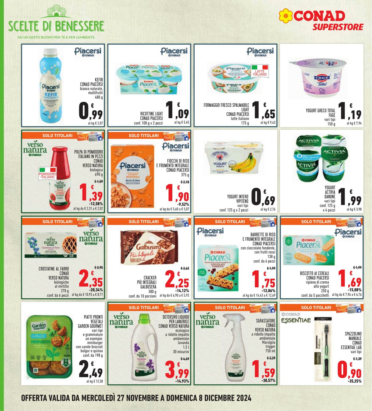 Volantino Conad 27.11.2024 - 08.12.2024