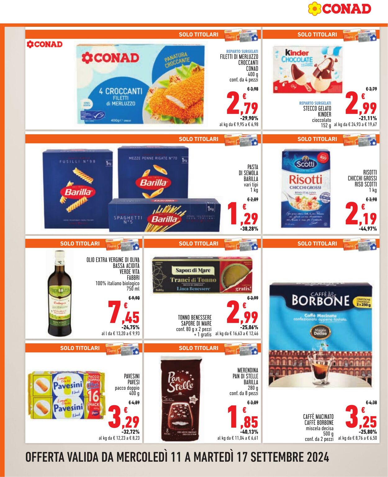 Volantino Conad 11.09.2024 - 17.09.2024