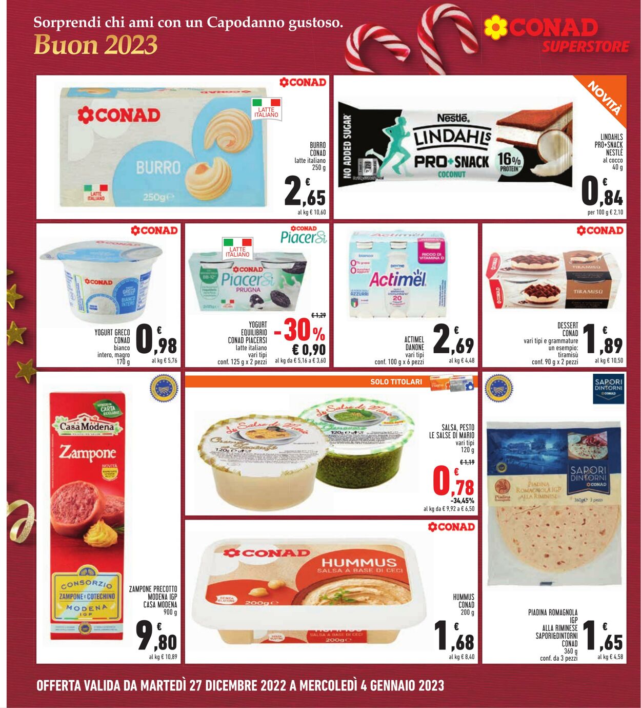 Volantino Conad 27.12.2022 - 04.01.2023