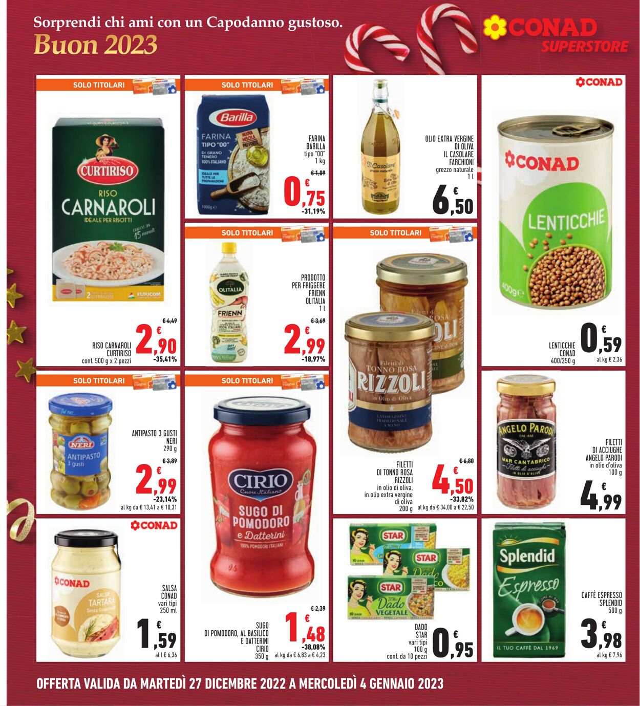 Volantino Conad 27.12.2022 - 04.01.2023