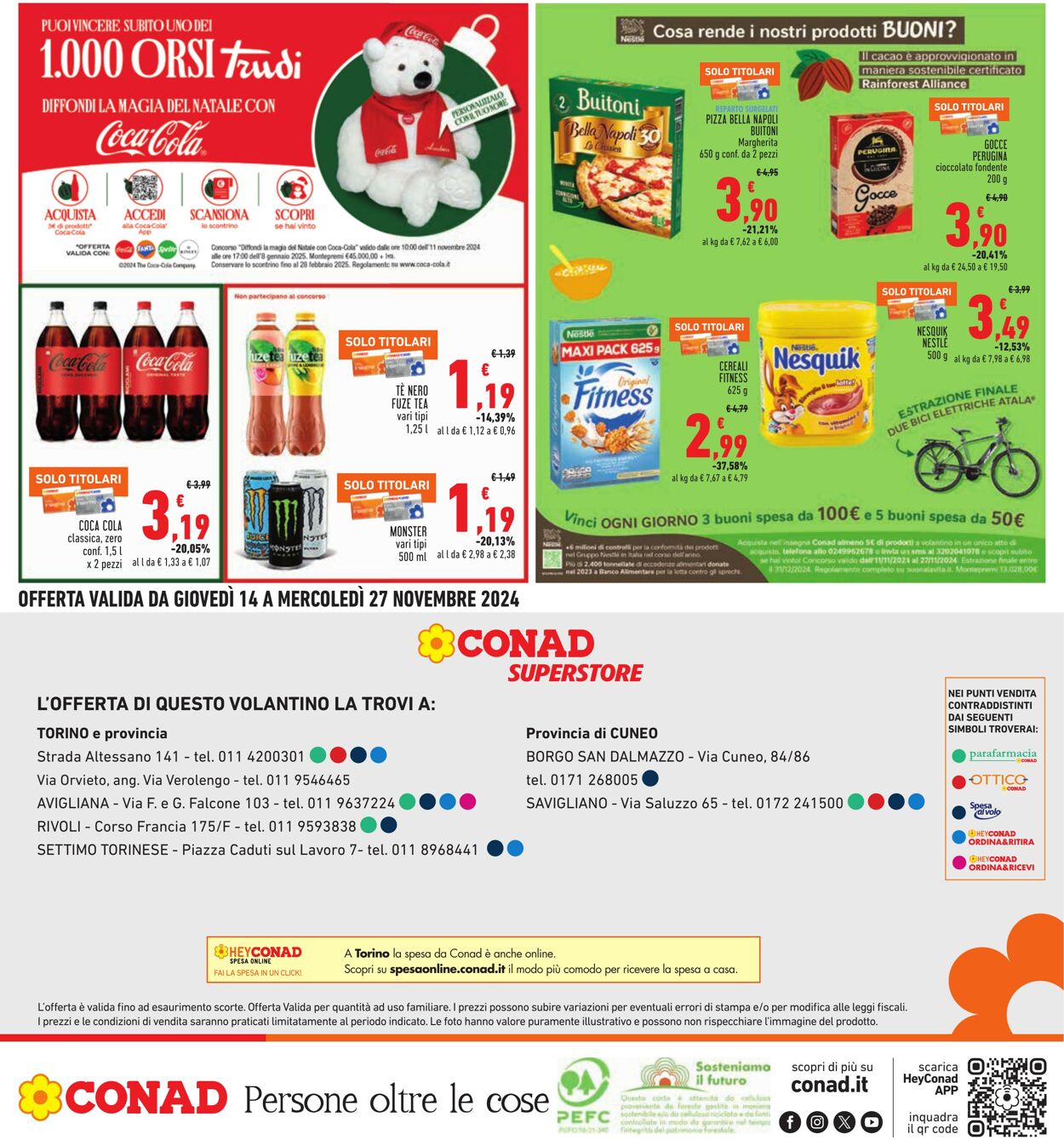 Volantino Conad 14.11.2024 - 27.11.2024