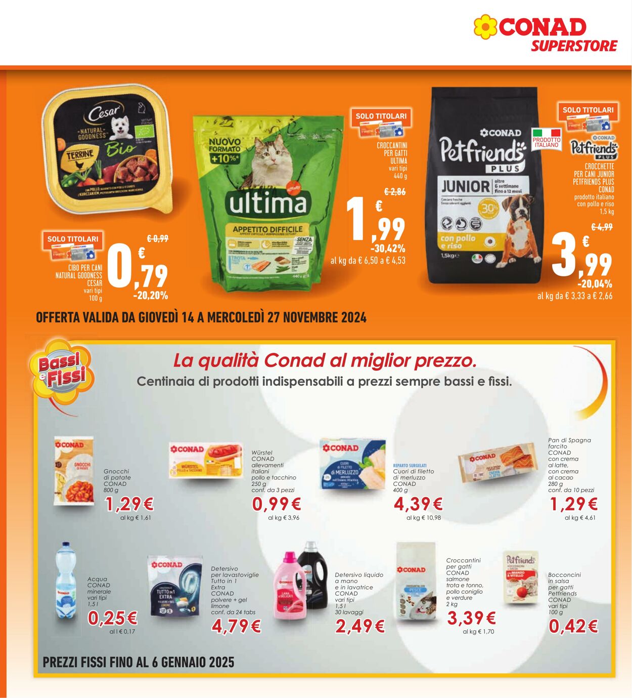 Volantino Conad 14.11.2024 - 27.11.2024