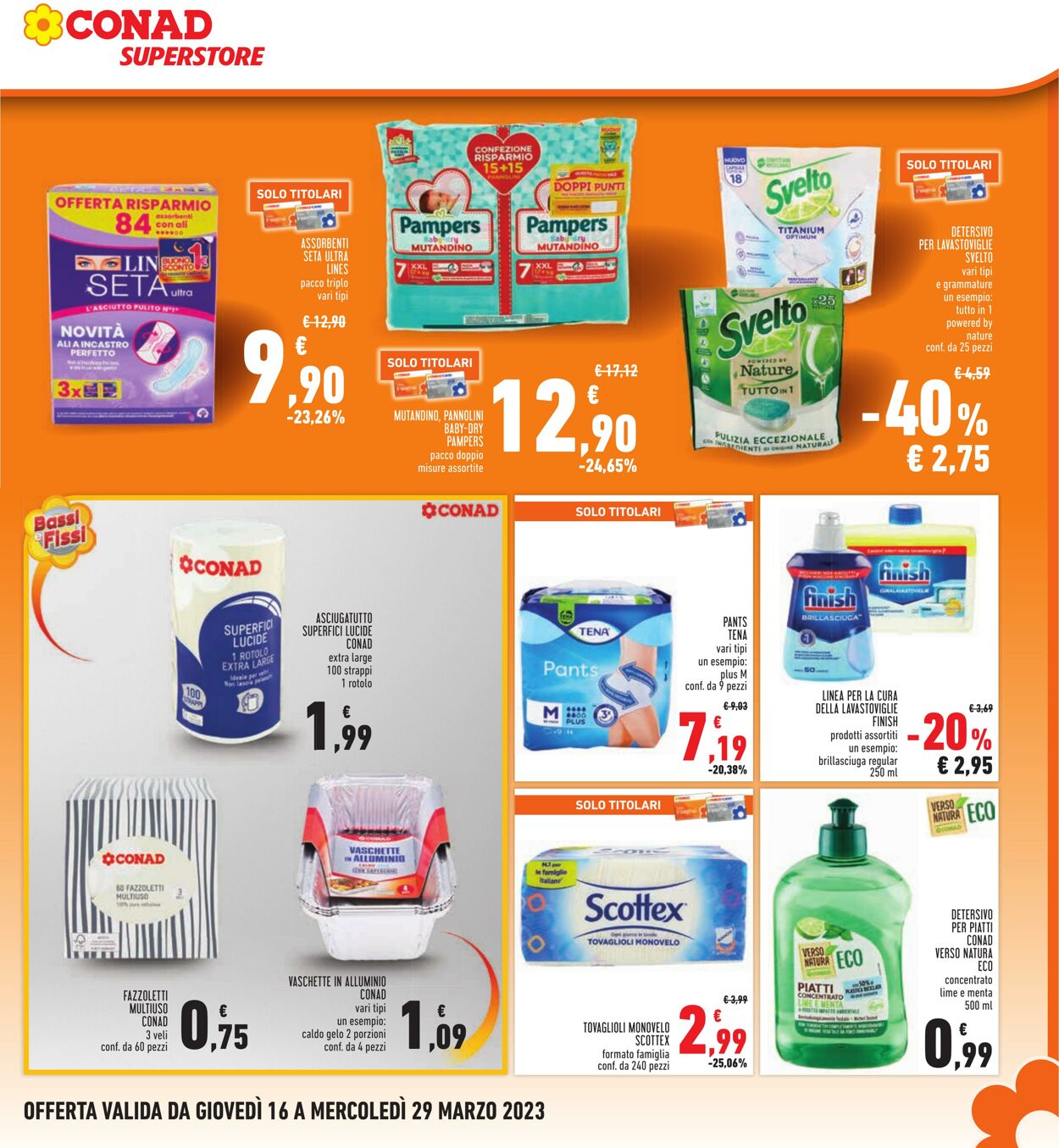 Volantino Conad 16.03.2023 - 29.03.2023