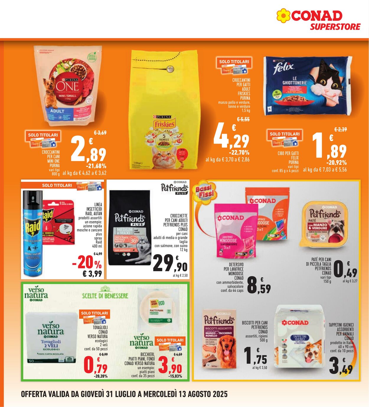 Volantino Conad 05.08.2025 - 05.08.2025