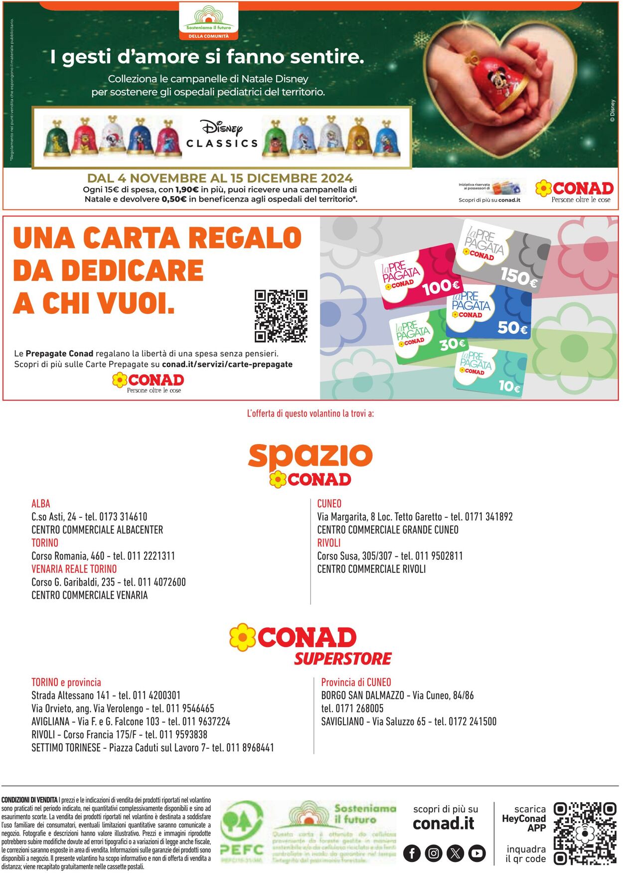 Volantino Conad 05.11.2024 - 24.12.2024