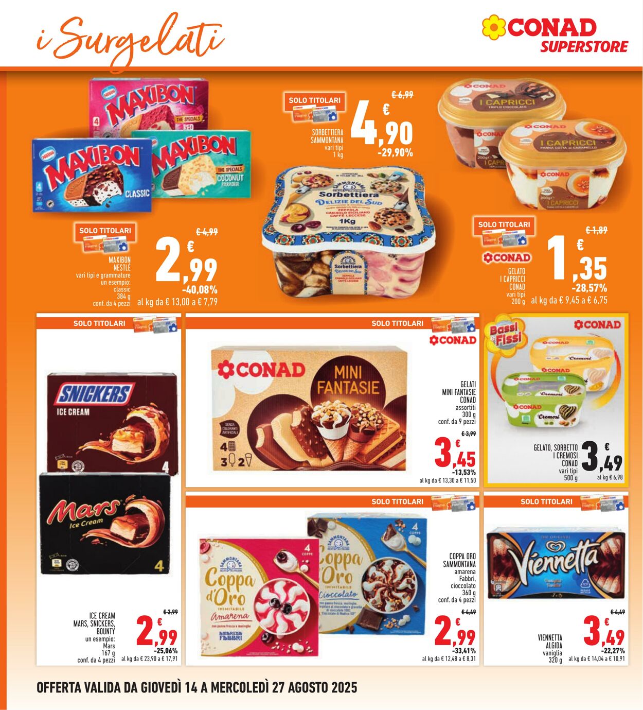 Volantino Conad 11.08.2025 - 11.08.2025
