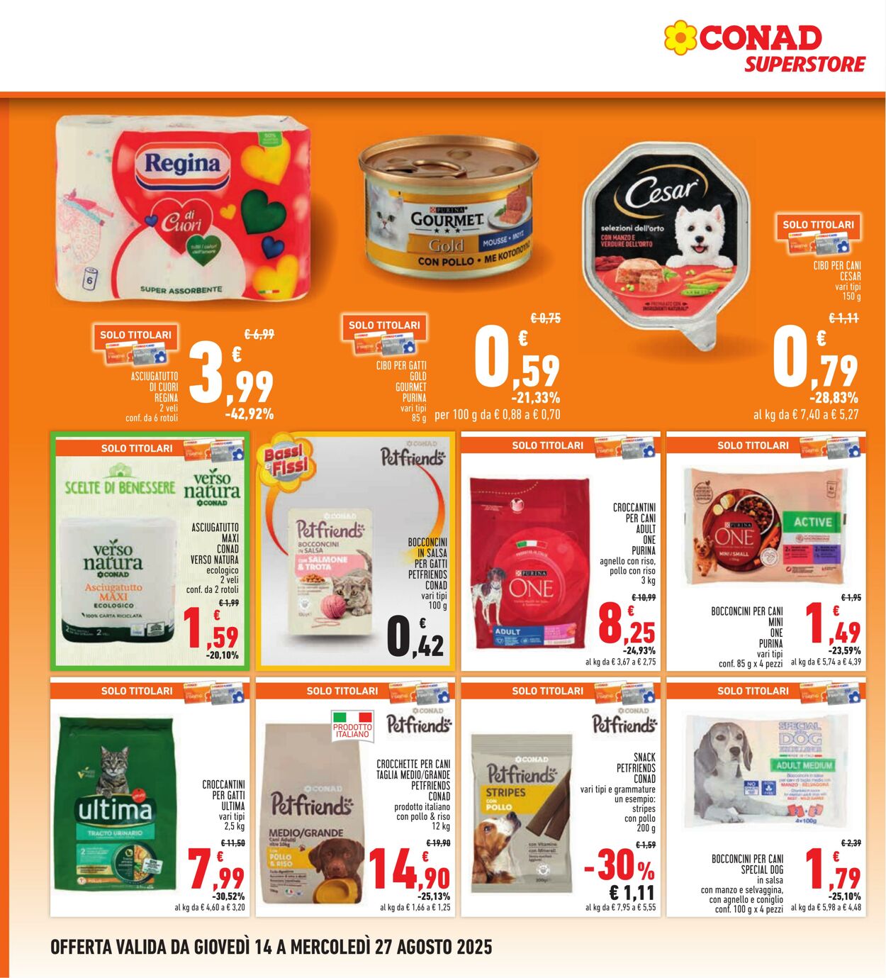 Volantino Conad 11.08.2025 - 11.08.2025