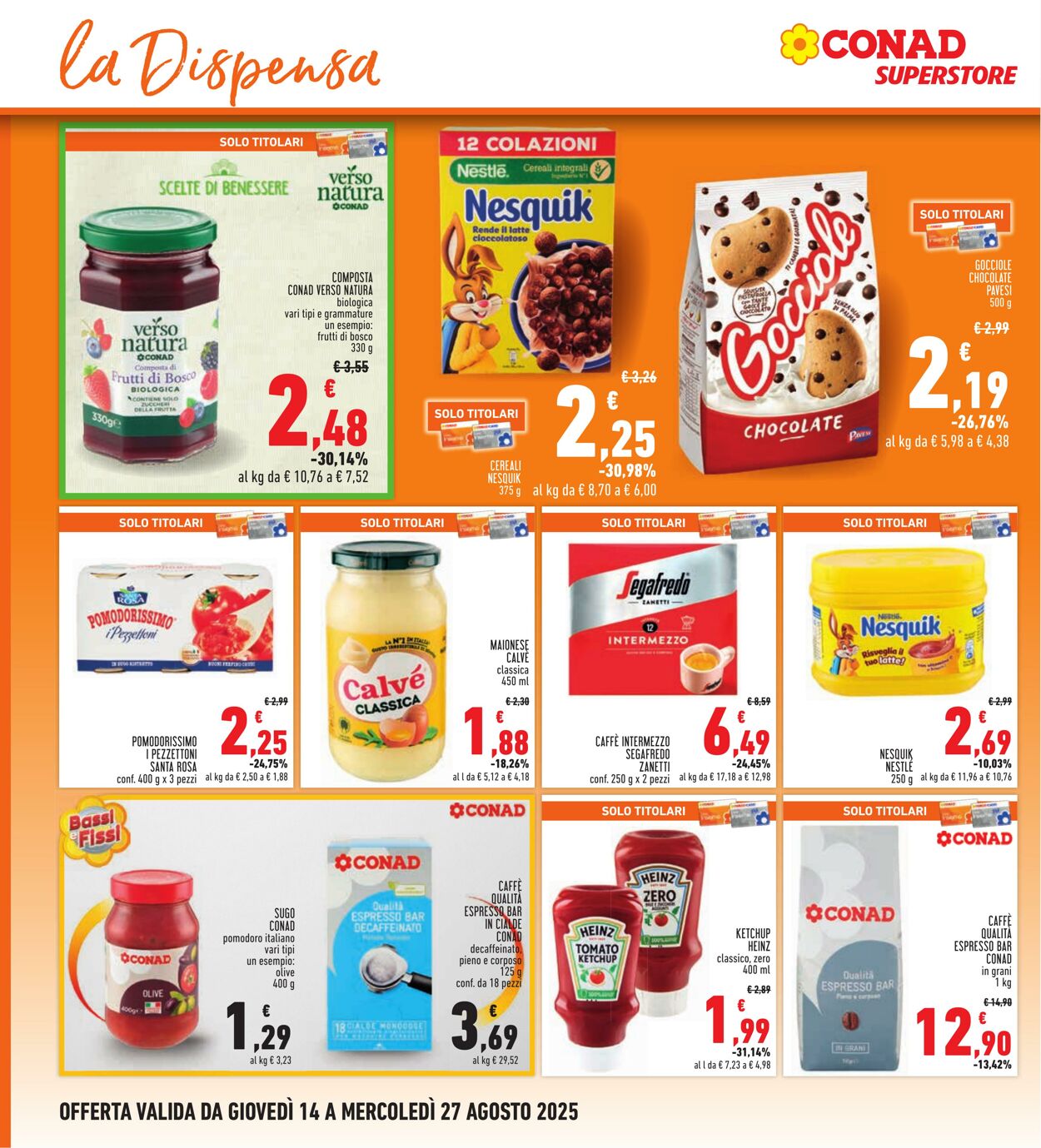Volantino Conad 11.08.2025 - 11.08.2025
