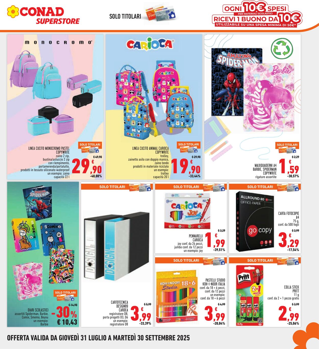 Volantino Conad 08.08.2025 - 08.08.2025
