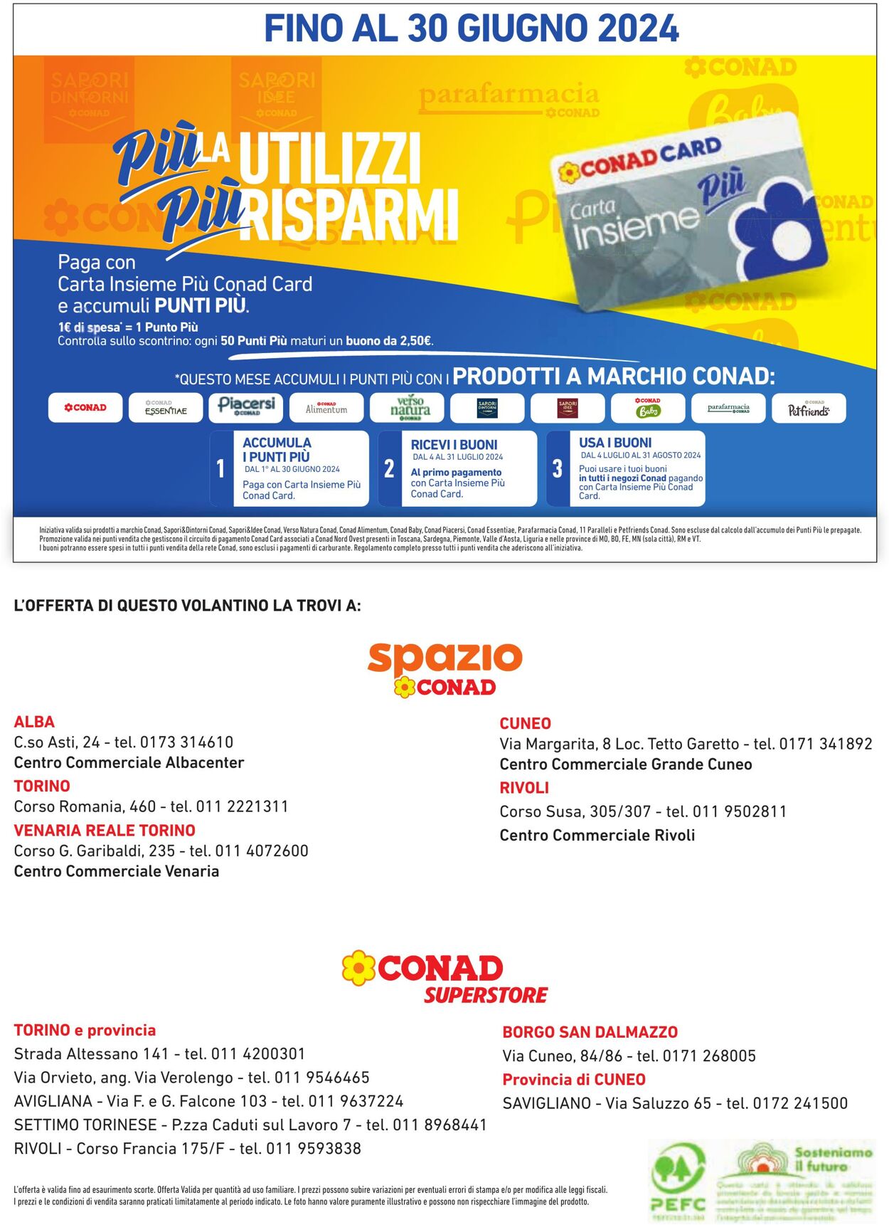 Volantino Conad 13.06.2024 - 10.07.2024