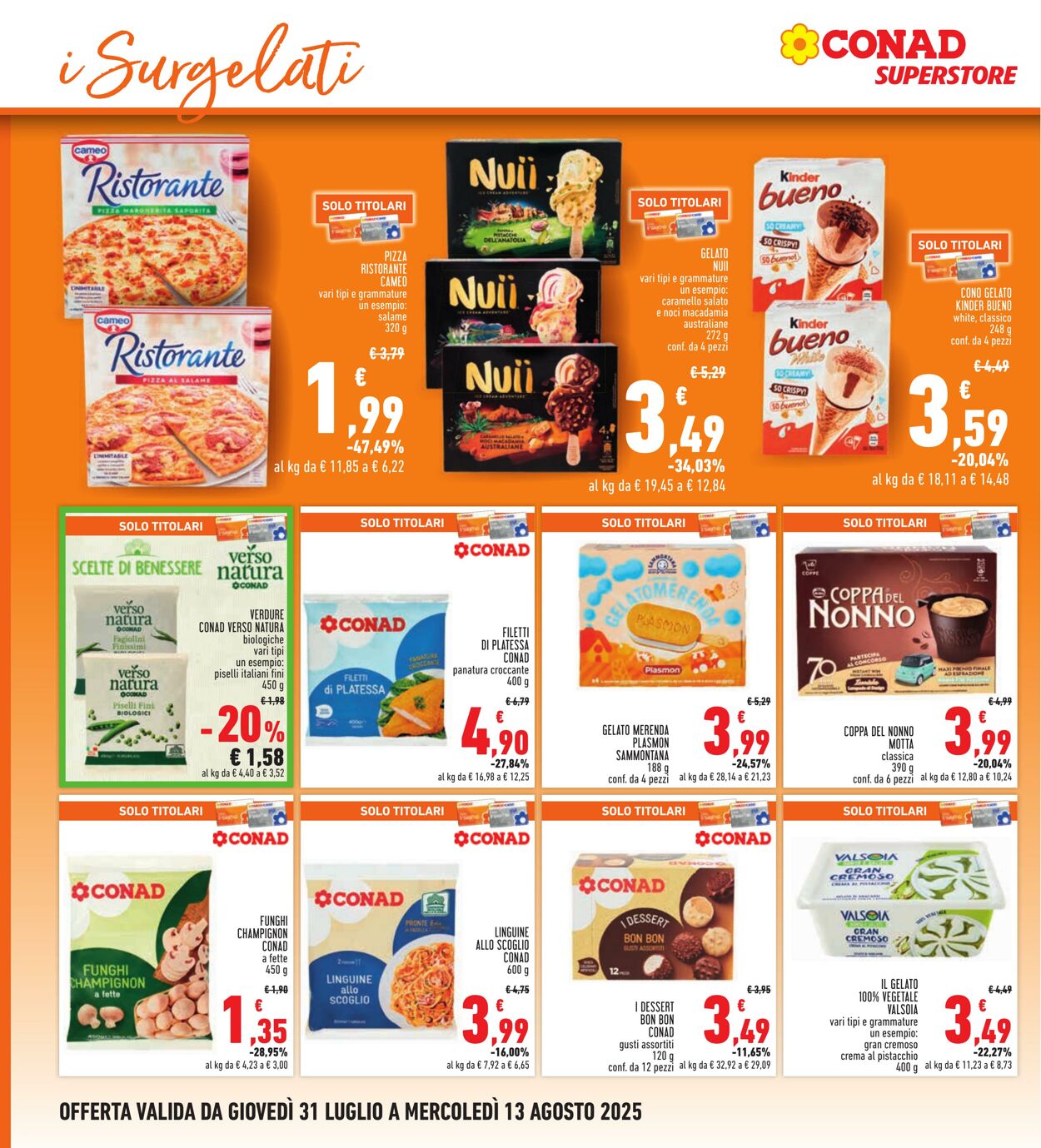 Volantino Conad 06.08.2025 - 06.08.2025