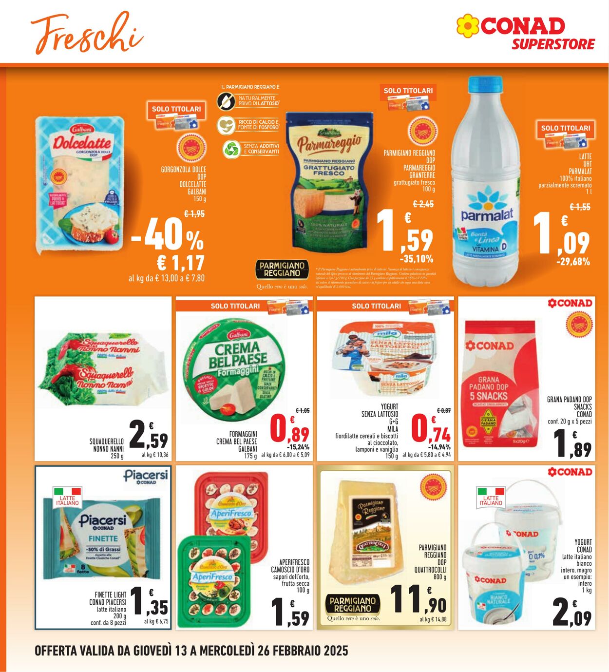 Volantino Conad 13.02.2025 - 26.02.2025