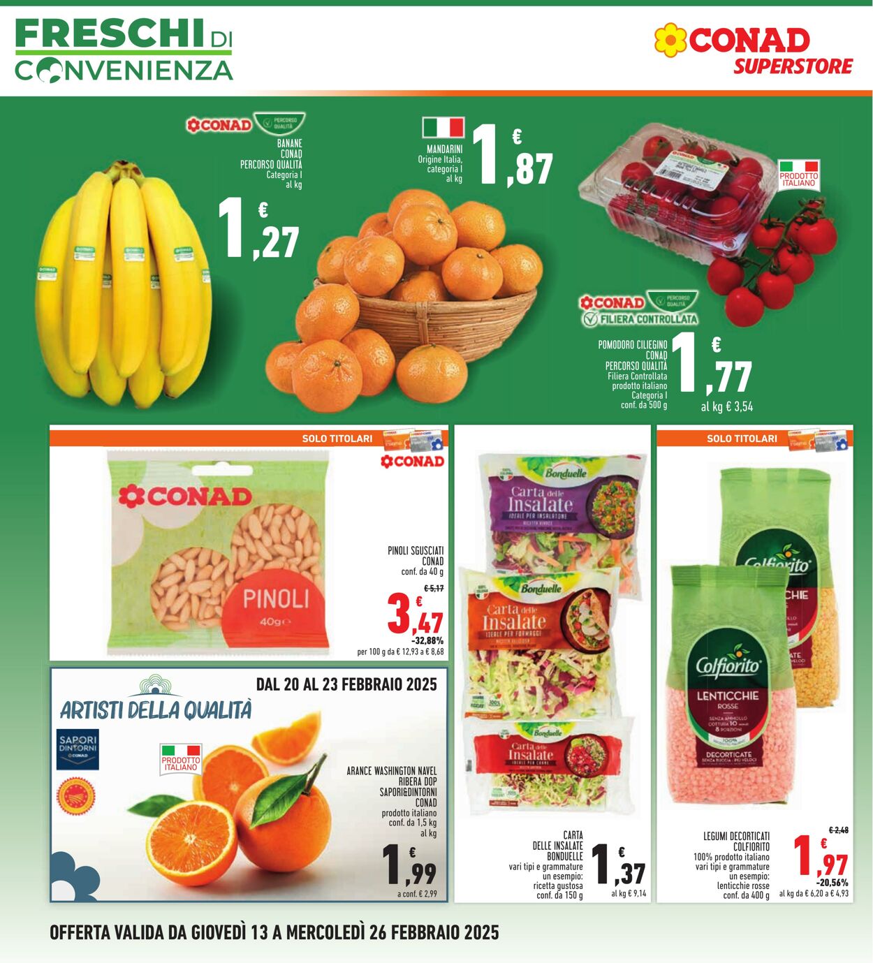 Volantino Conad 13.02.2025 - 26.02.2025