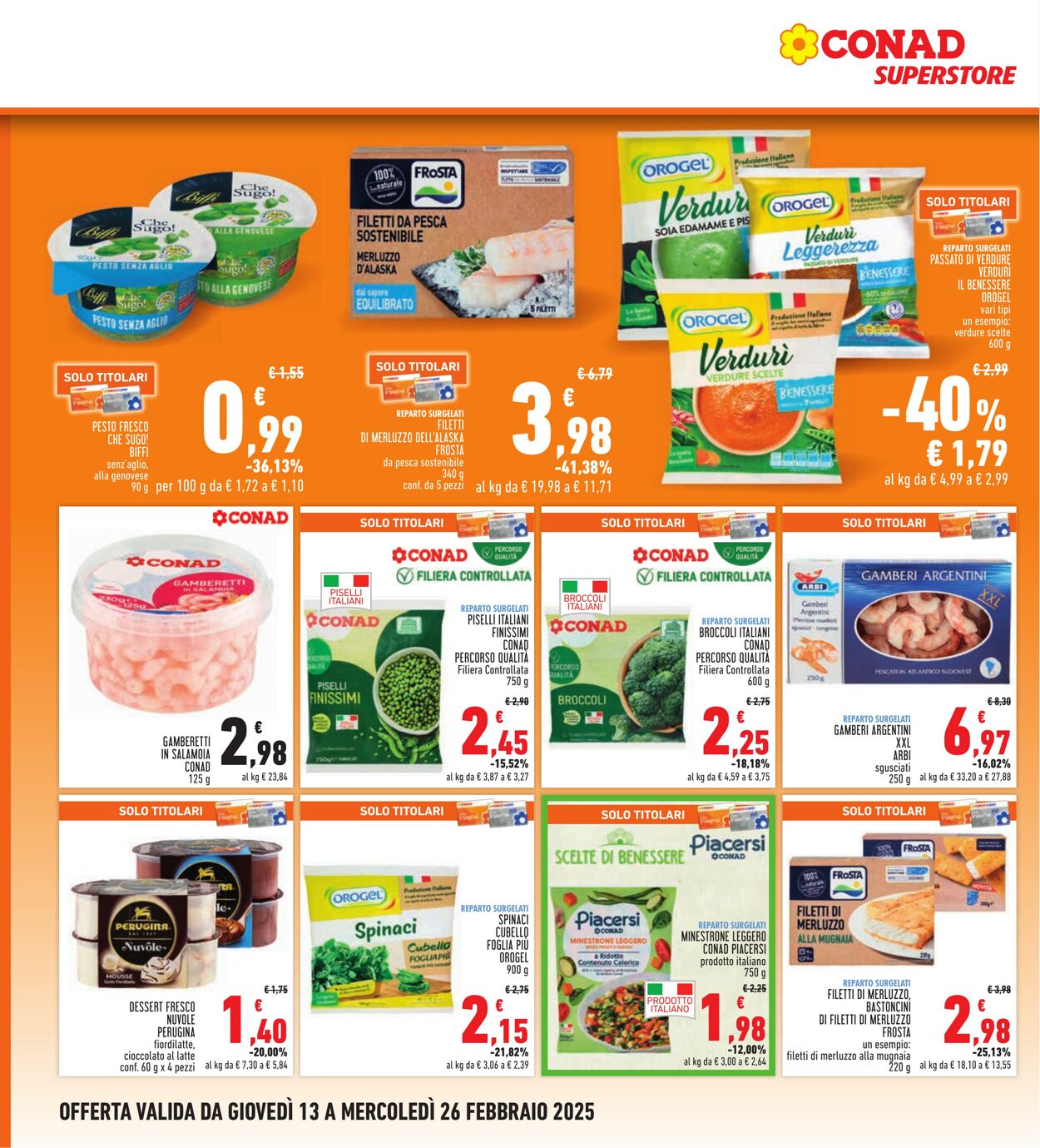 Volantino Conad 13.02.2025 - 26.02.2025