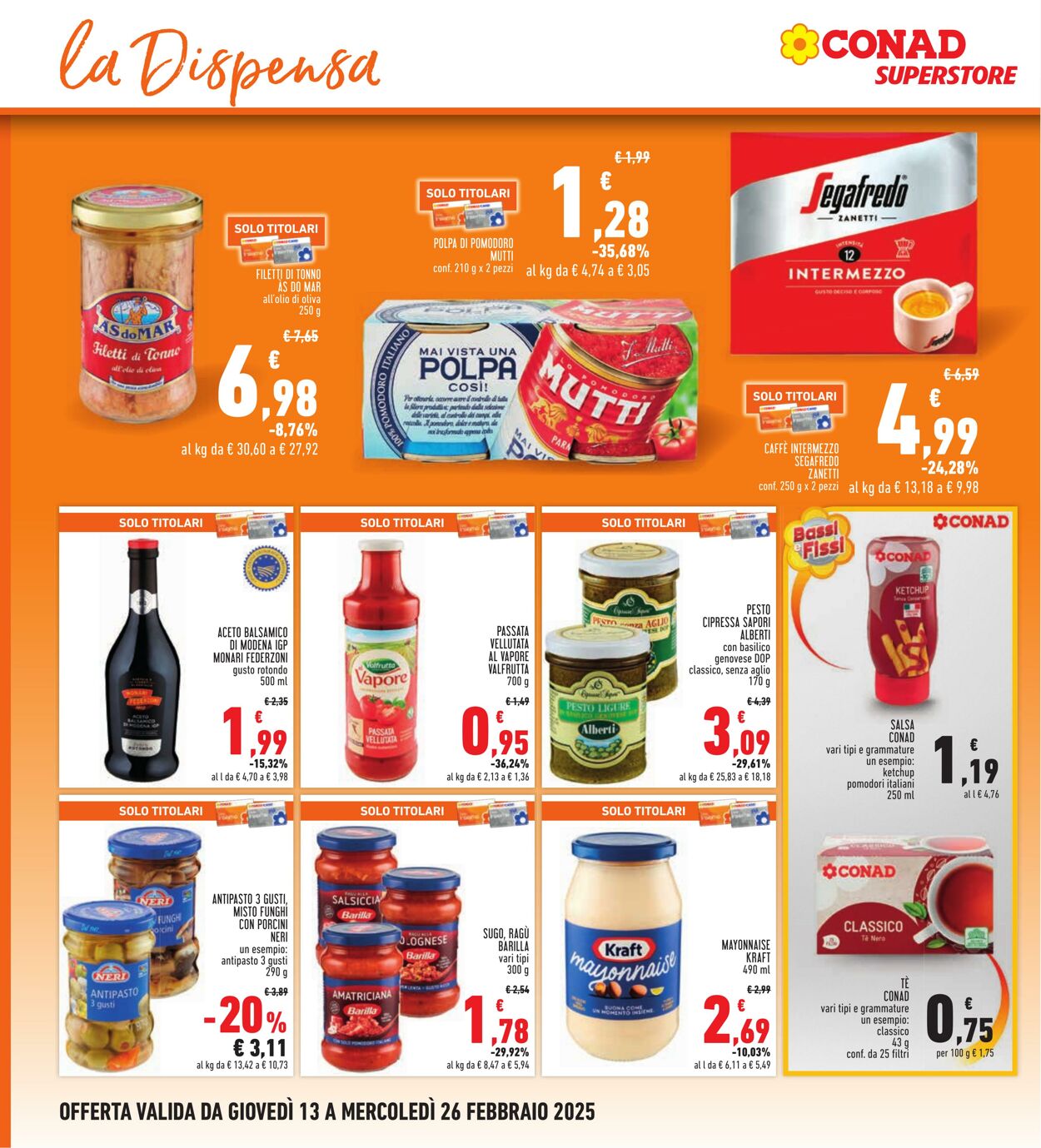 Volantino Conad 13.02.2025 - 26.02.2025