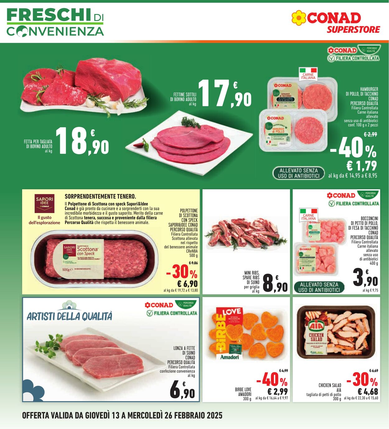 Volantino Conad 13.02.2025 - 26.02.2025