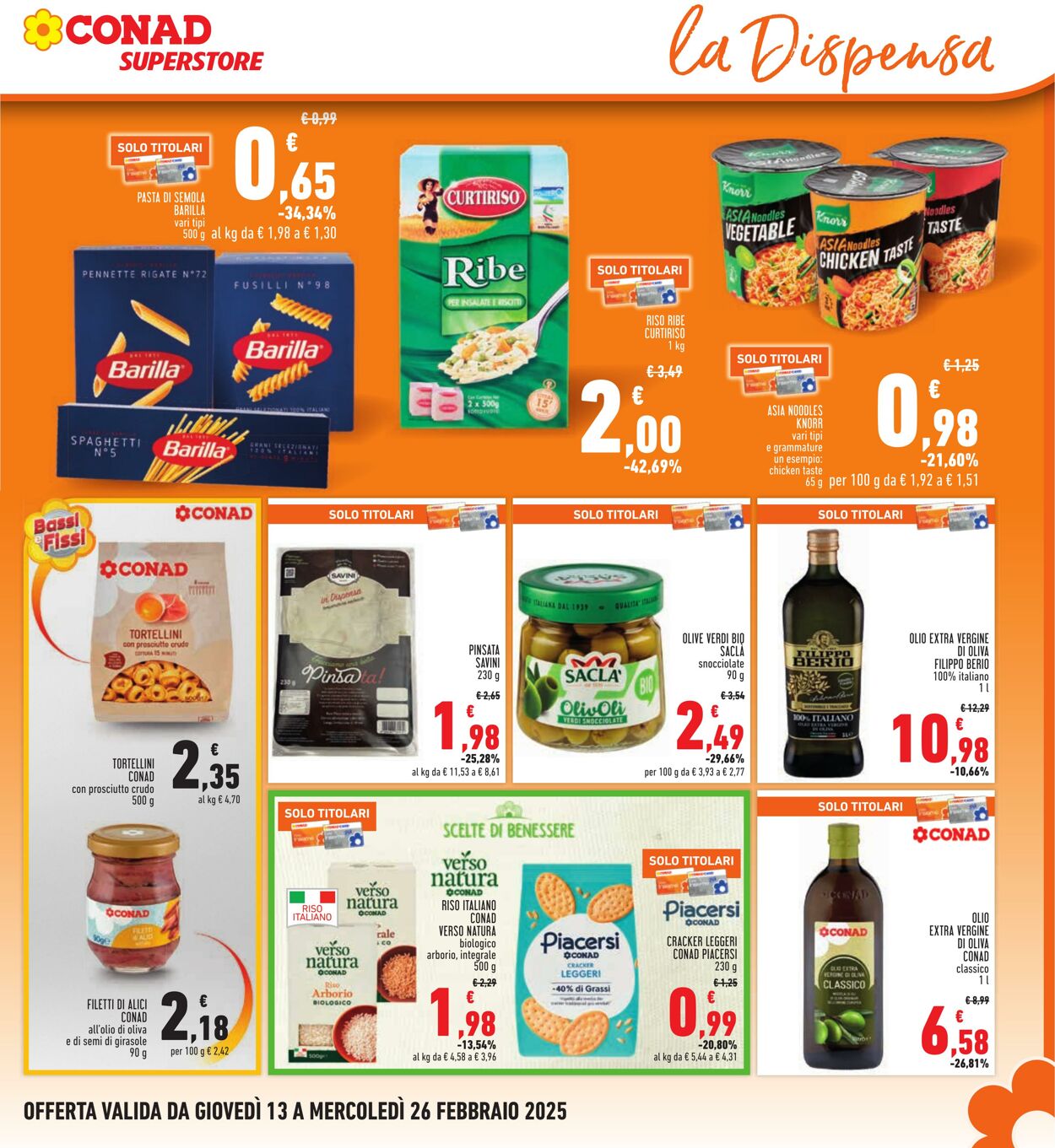 Volantino Conad 13.02.2025 - 26.02.2025