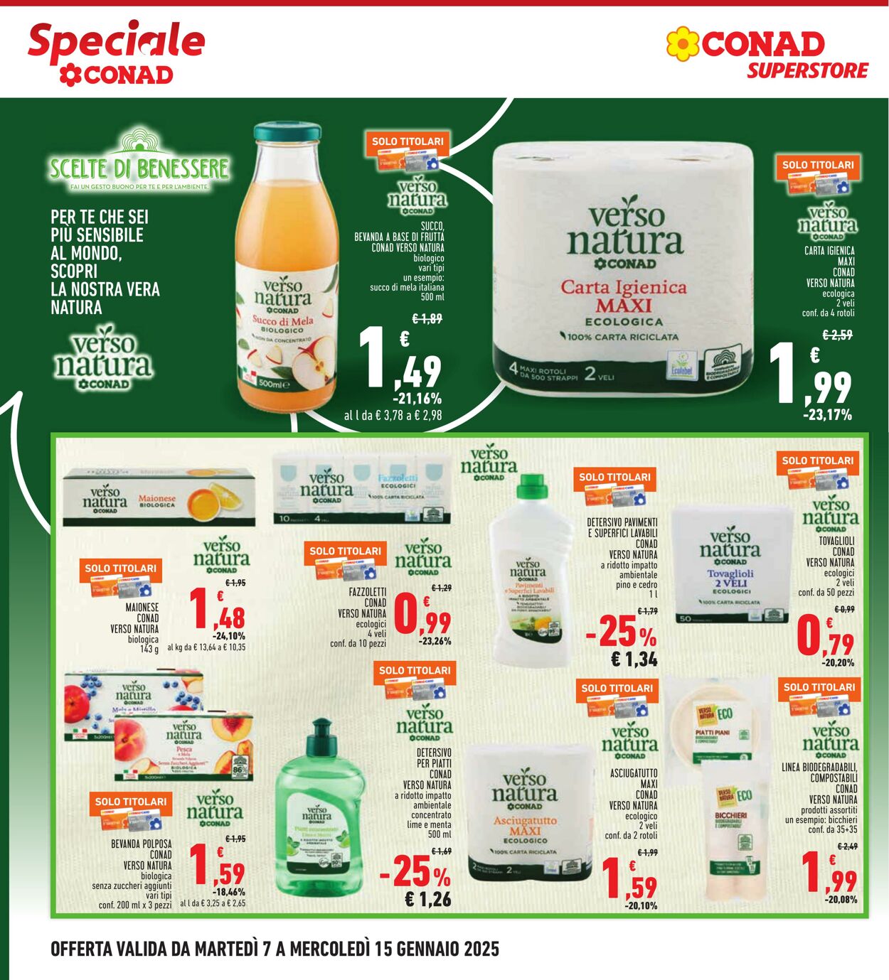 Volantino Conad 07.01.2025 - 15.01.2025