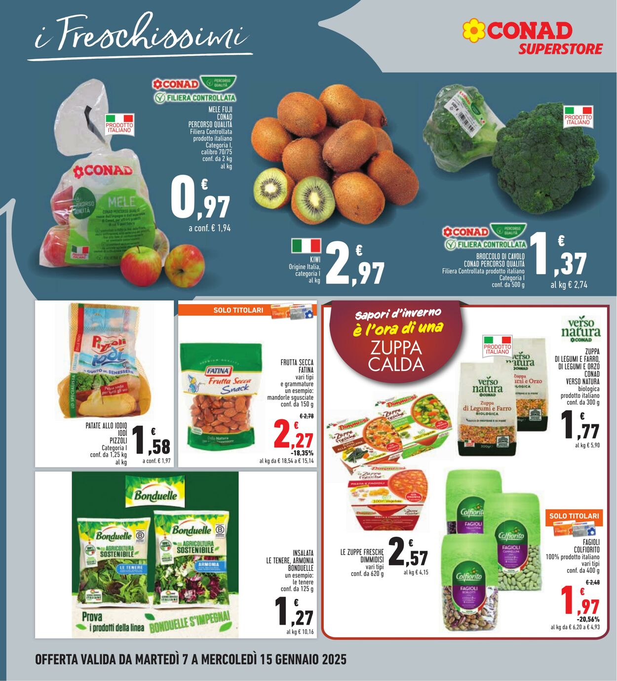 Volantino Conad 07.01.2025 - 15.01.2025