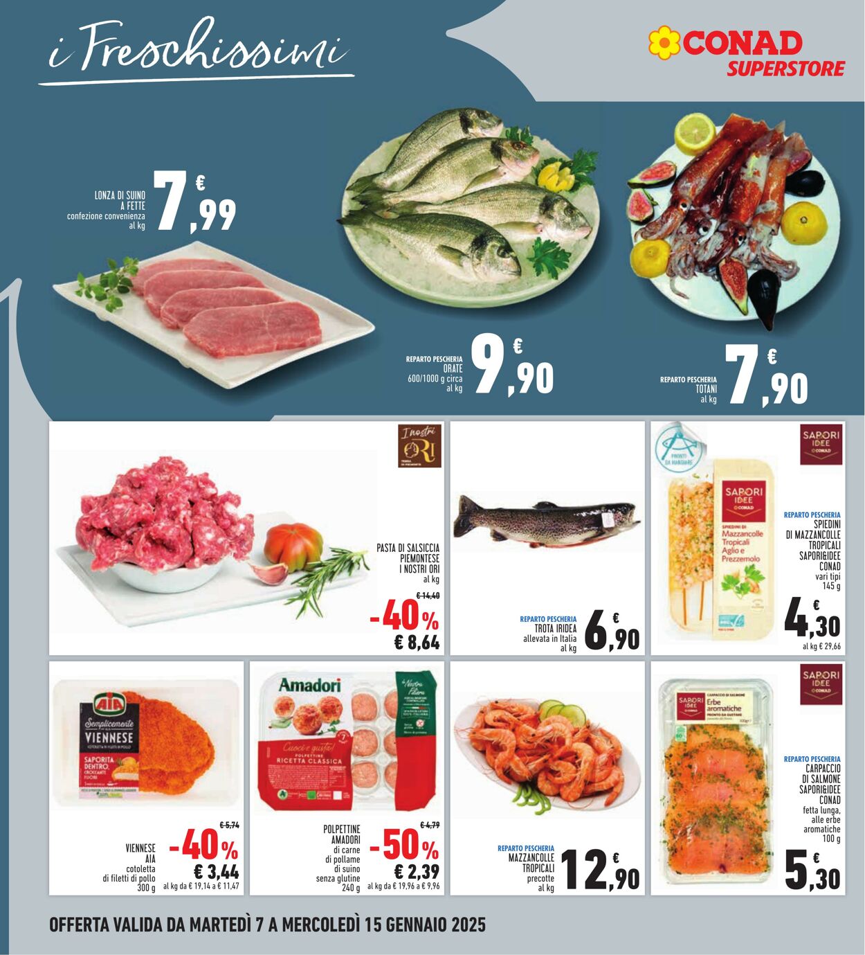 Volantino Conad 07.01.2025 - 15.01.2025