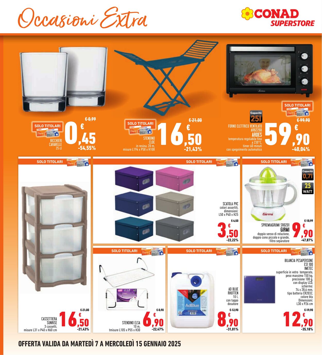 Volantino Conad 07.01.2025 - 15.01.2025