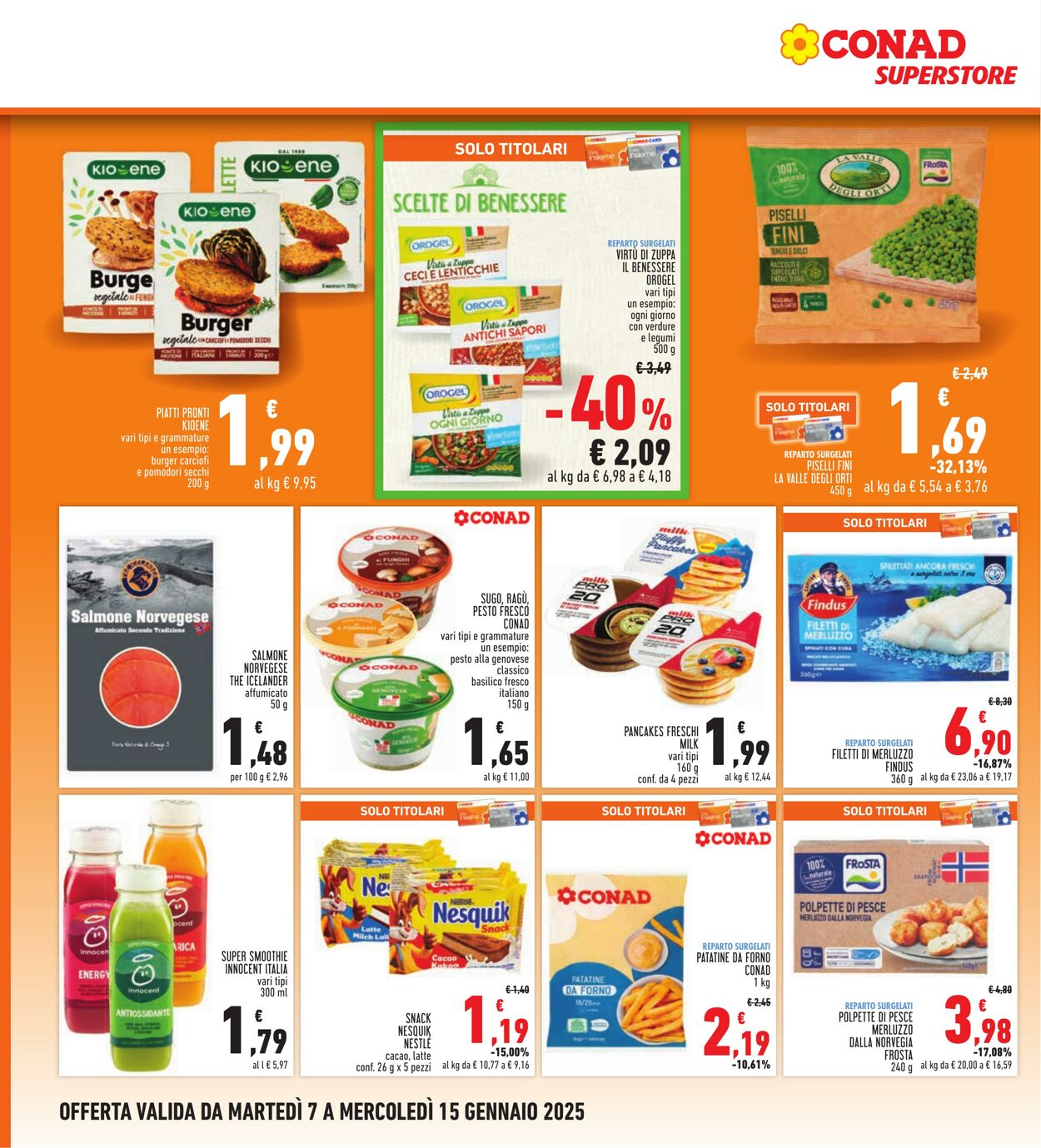 Volantino Conad 07.01.2025 - 15.01.2025