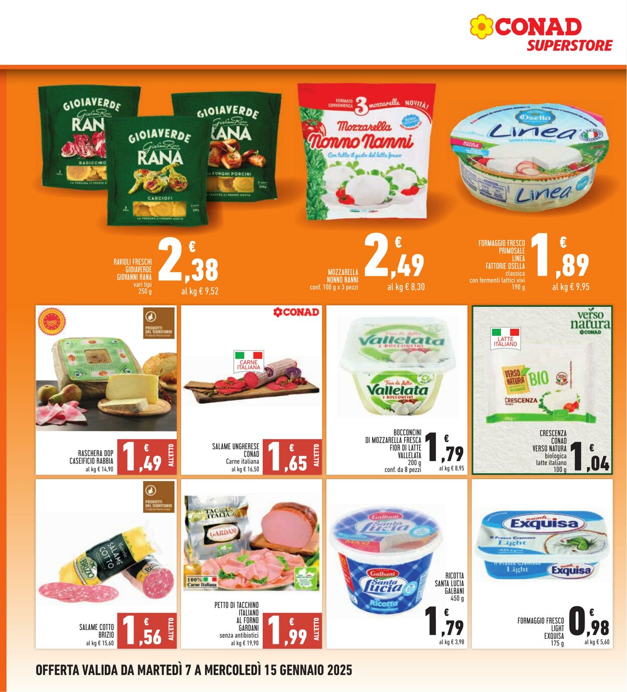 Volantino Conad 07.01.2025 - 15.01.2025