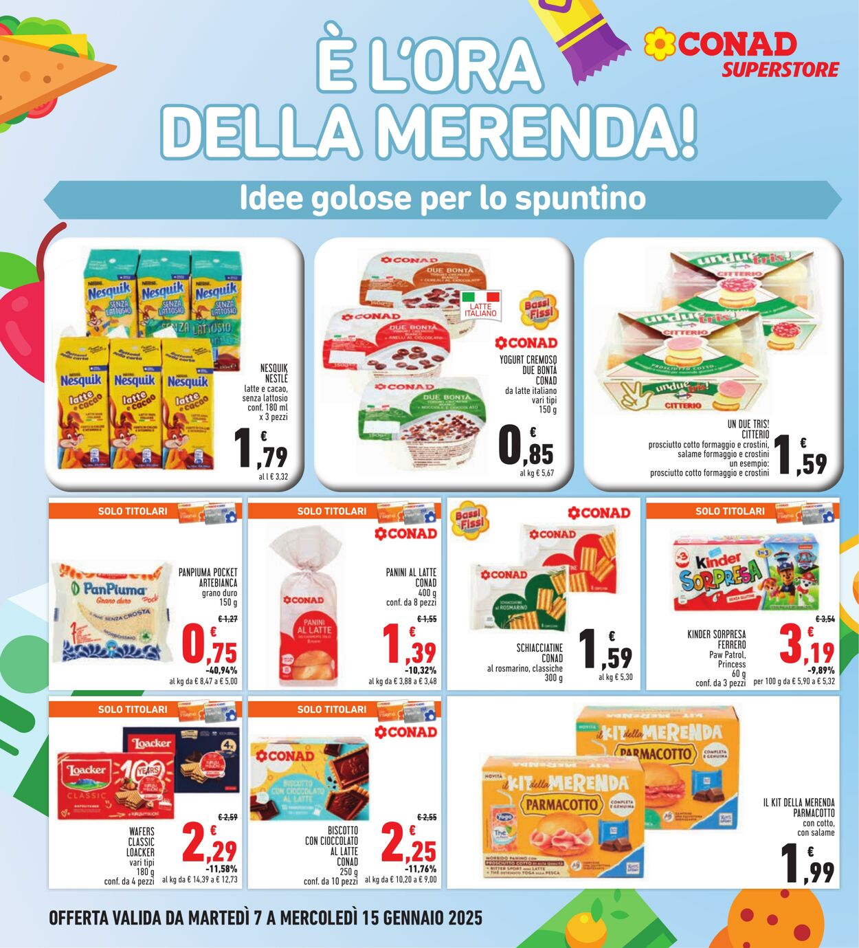 Volantino Conad 07.01.2025 - 15.01.2025