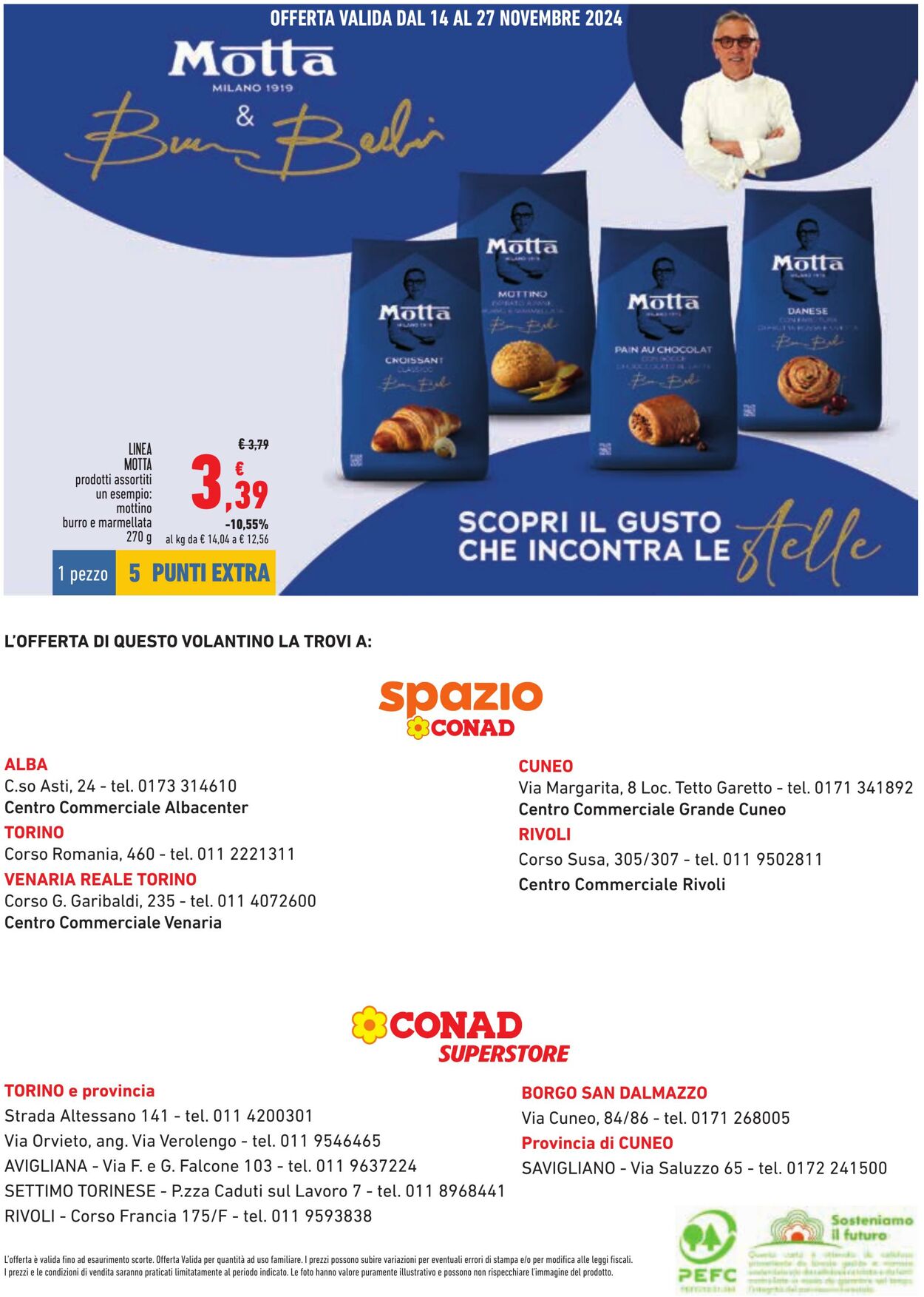 Volantino Conad 31.10.2024 - 27.11.2024