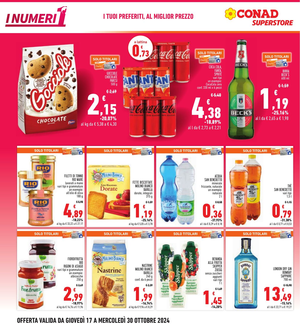 Volantino Conad 17.10.2024 - 30.10.2024