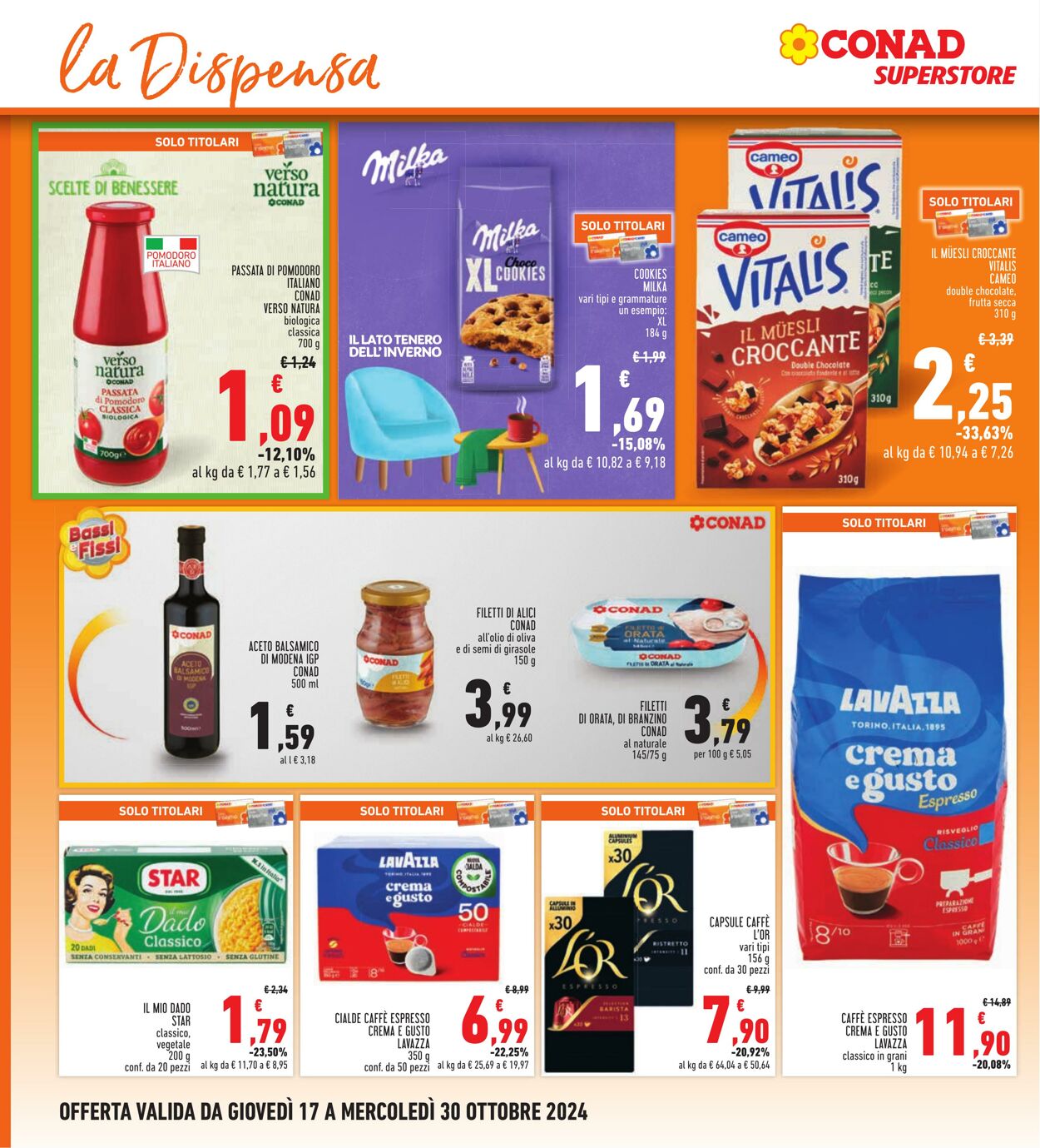 Volantino Conad 17.10.2024 - 30.10.2024