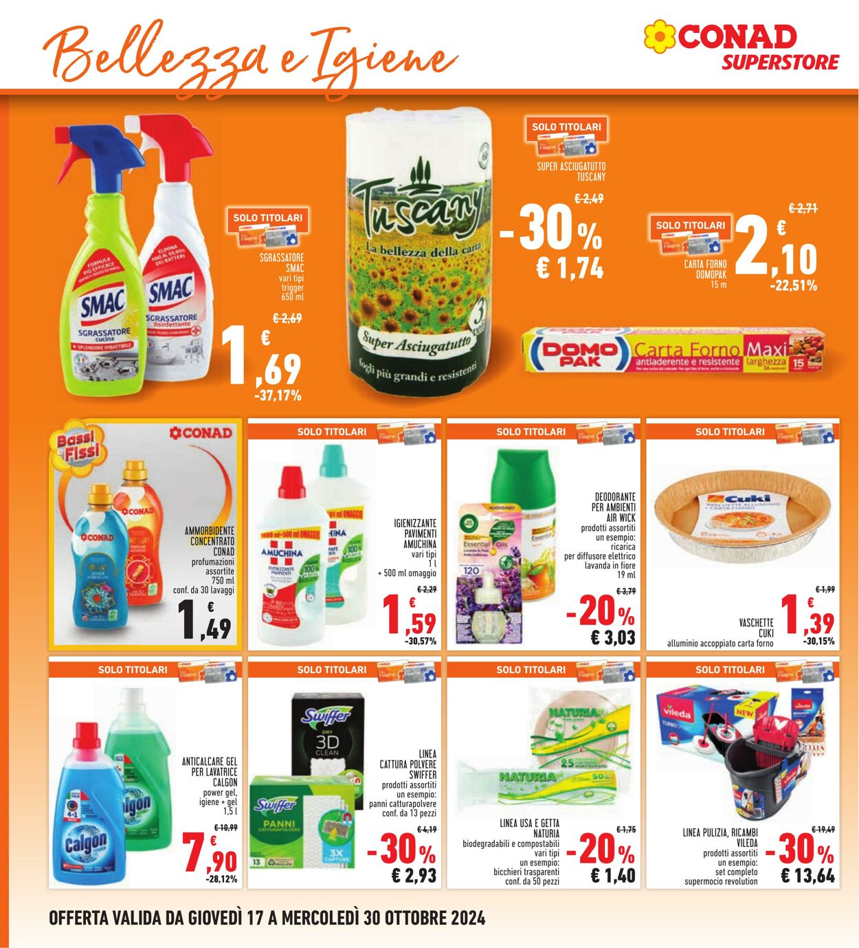 Volantino Conad 17.10.2024 - 30.10.2024