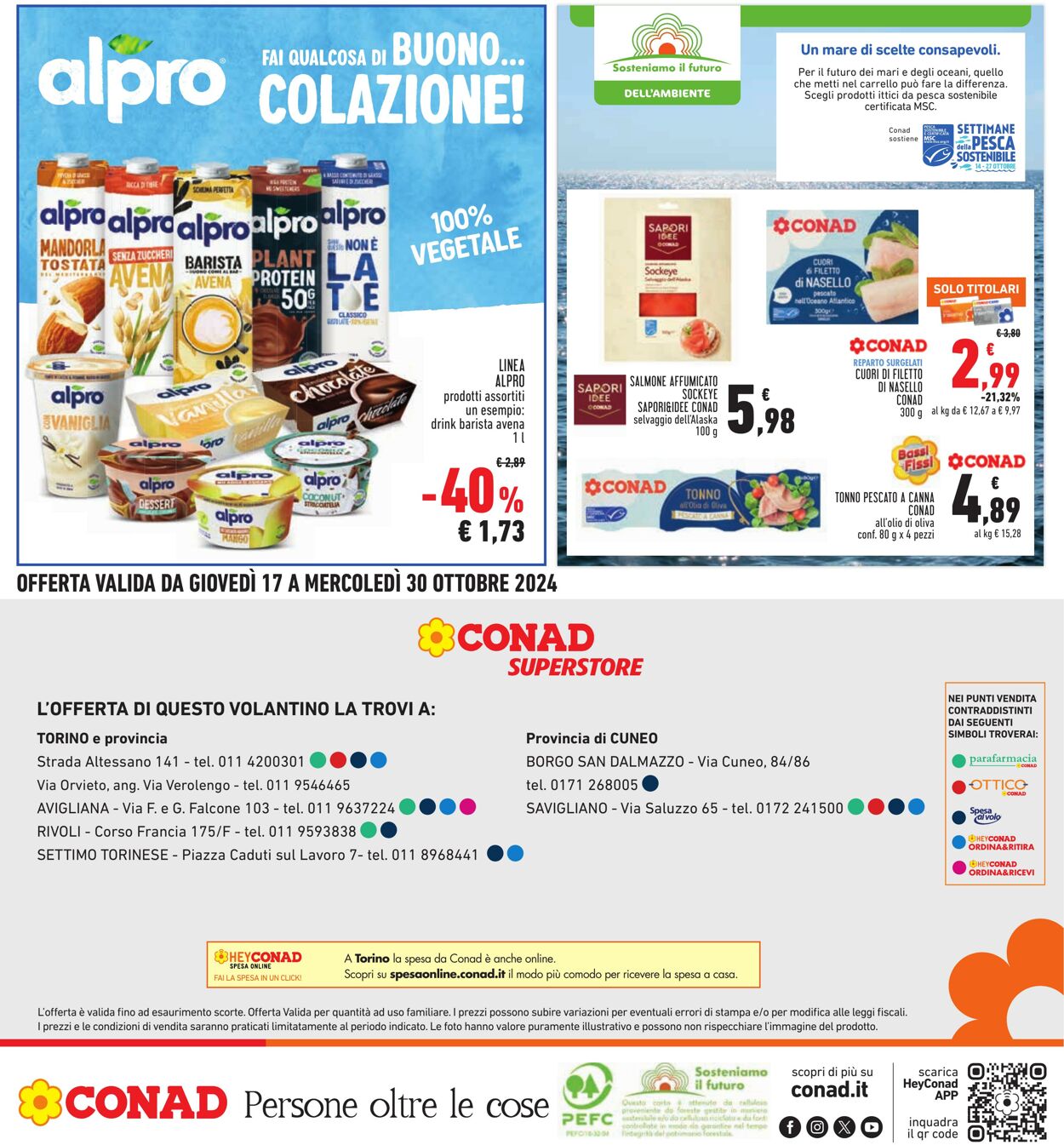 Volantino Conad 17.10.2024 - 30.10.2024