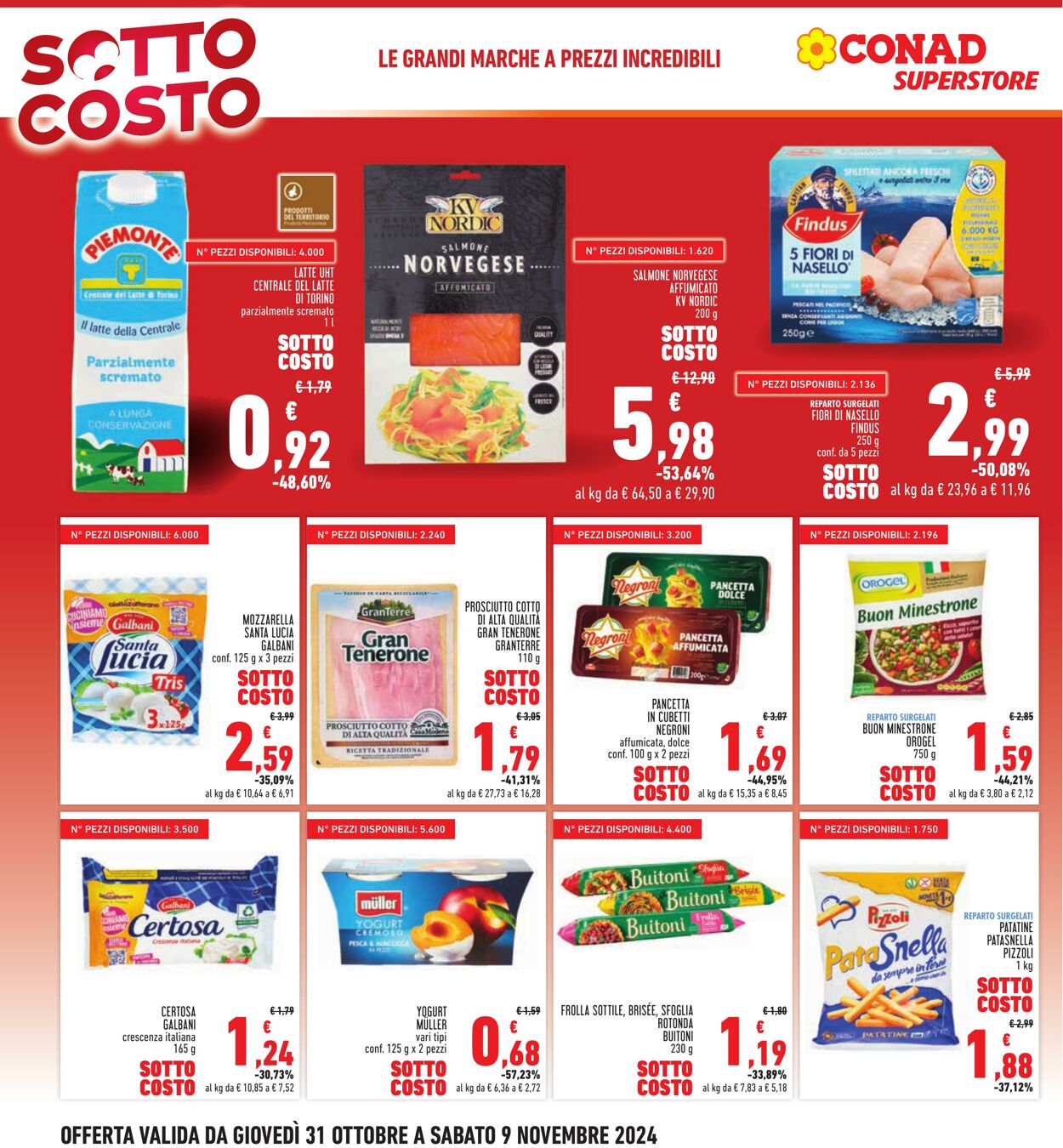 Volantino Conad 31.10.2024 - 09.11.2024