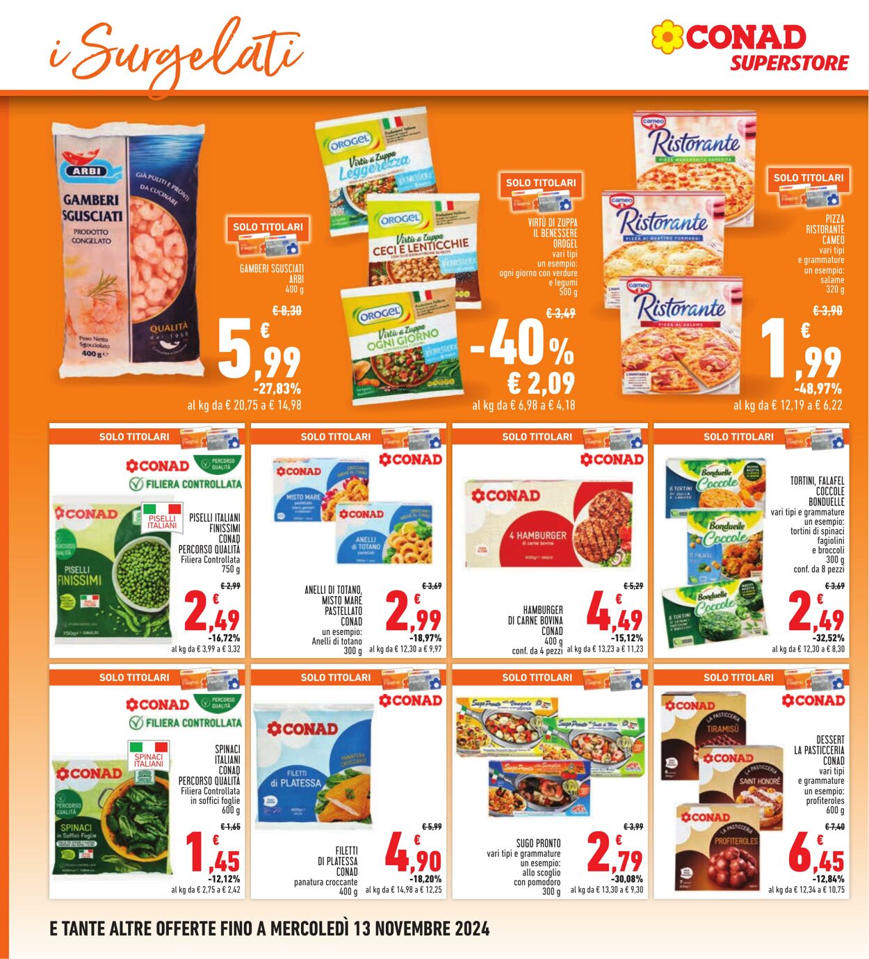 Volantino Conad 31.10.2024 - 09.11.2024