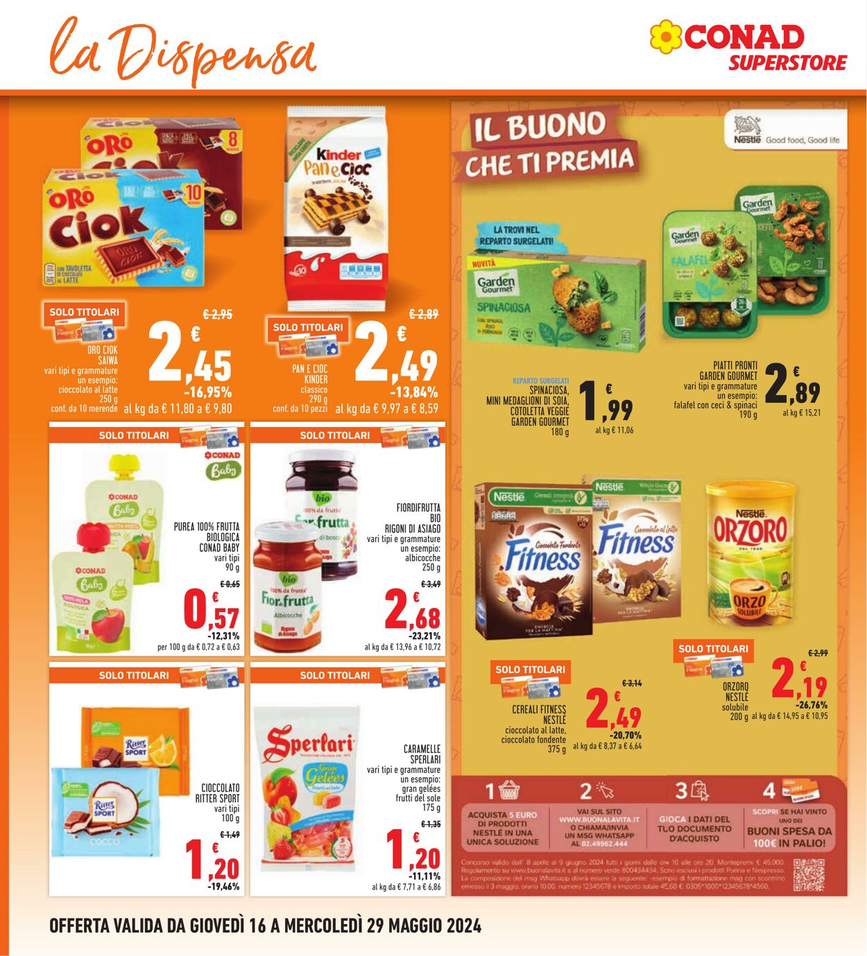 Volantino Conad 16.05.2024 - 29.05.2024