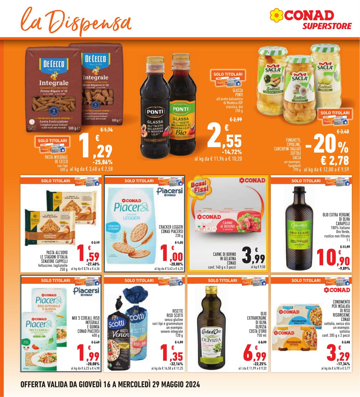 Volantino Conad 16.05.2024 - 29.05.2024