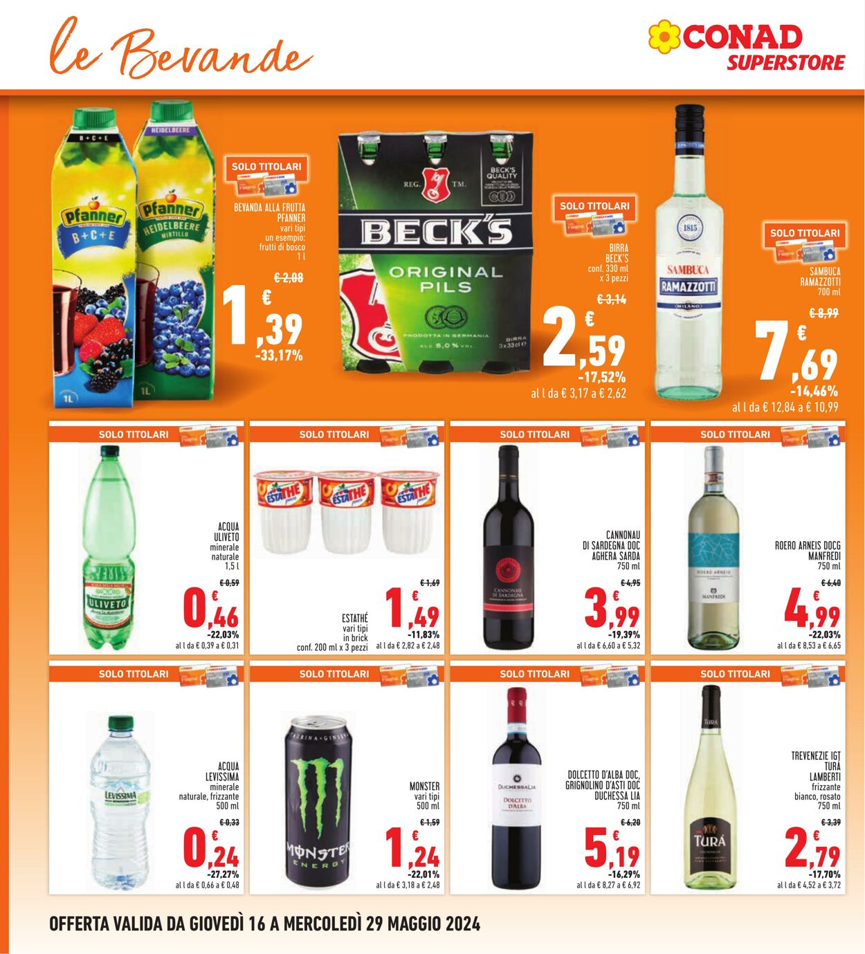 Volantino Conad 16.05.2024 - 29.05.2024