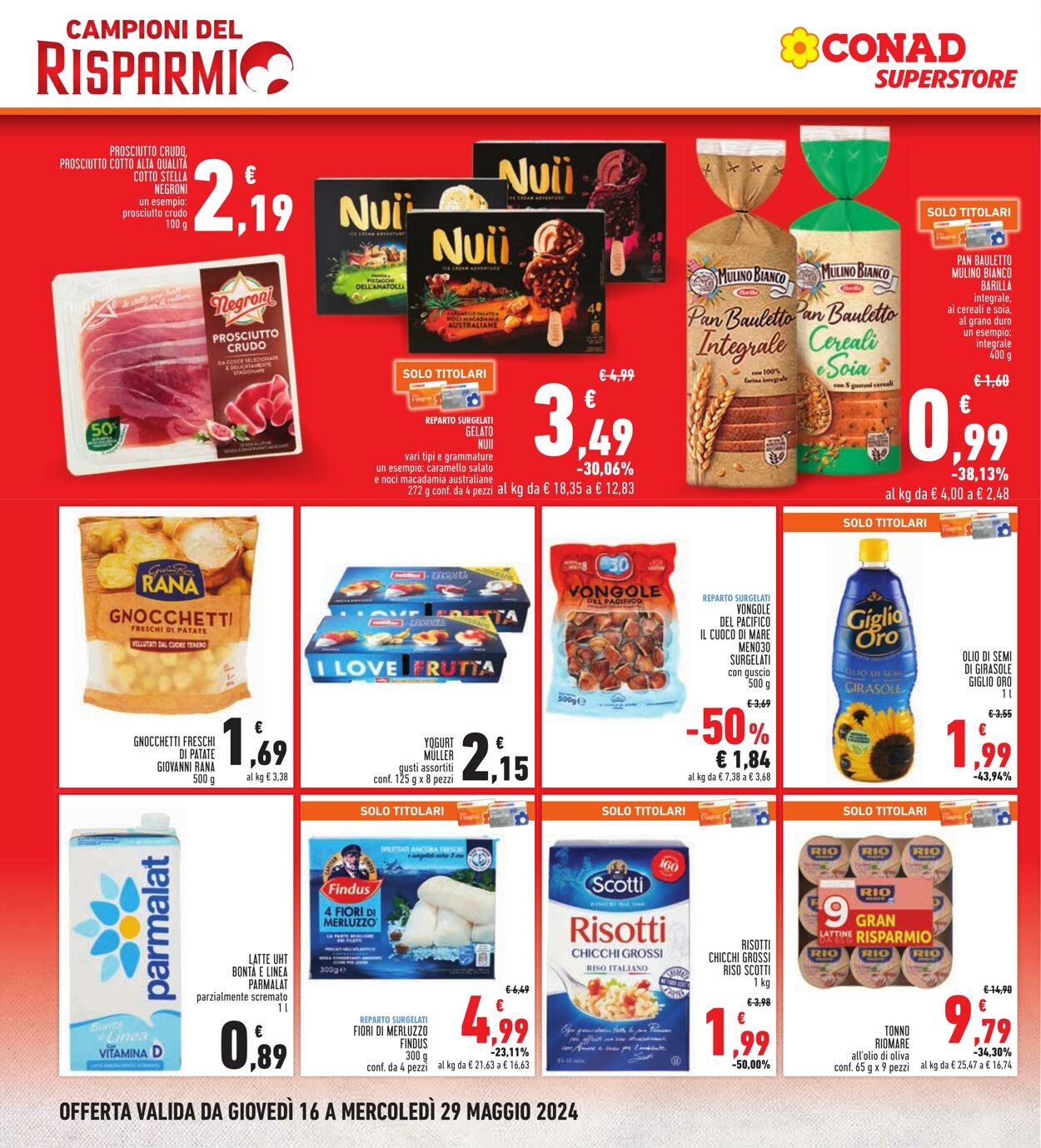 Volantino Conad 16.05.2024 - 29.05.2024