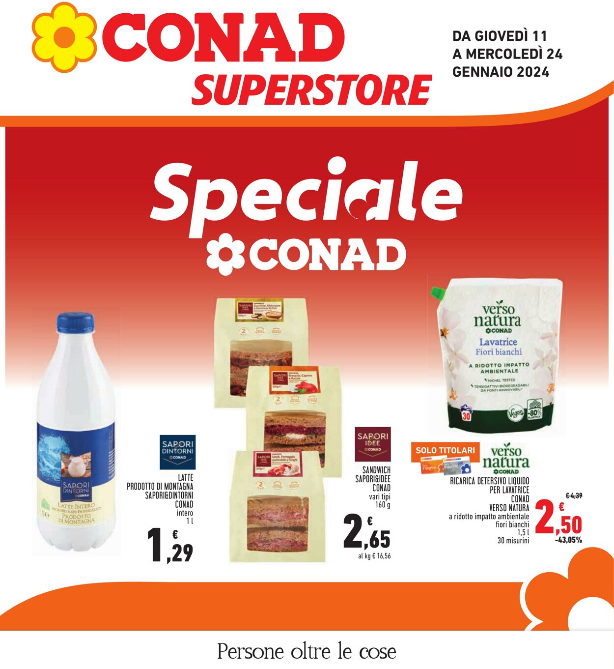 Volantino Conad 11.01.2024 - 24.01.2024