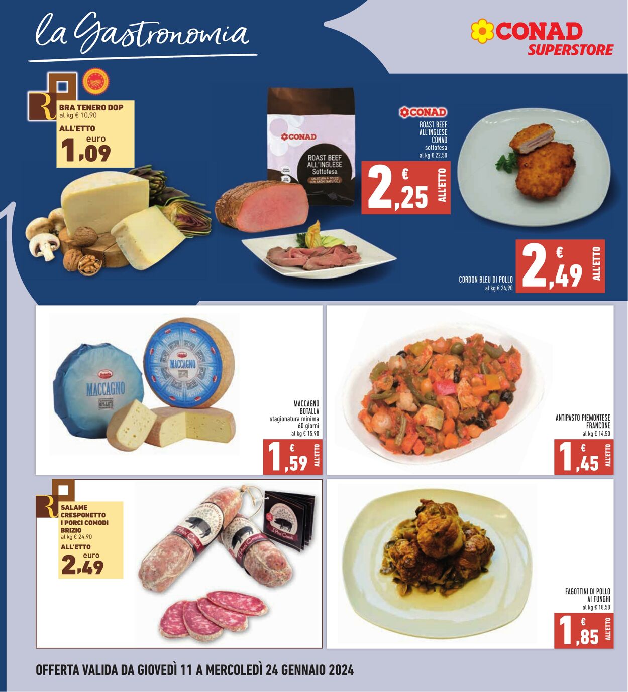 Volantino Conad 11.01.2024 - 24.01.2024