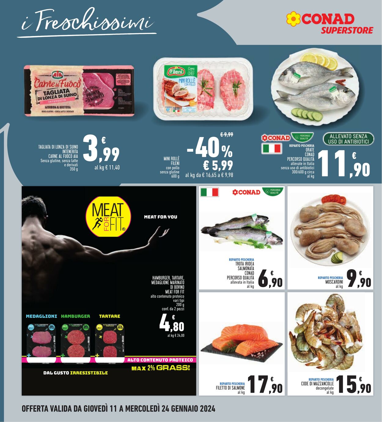 Volantino Conad 11.01.2024 - 24.01.2024