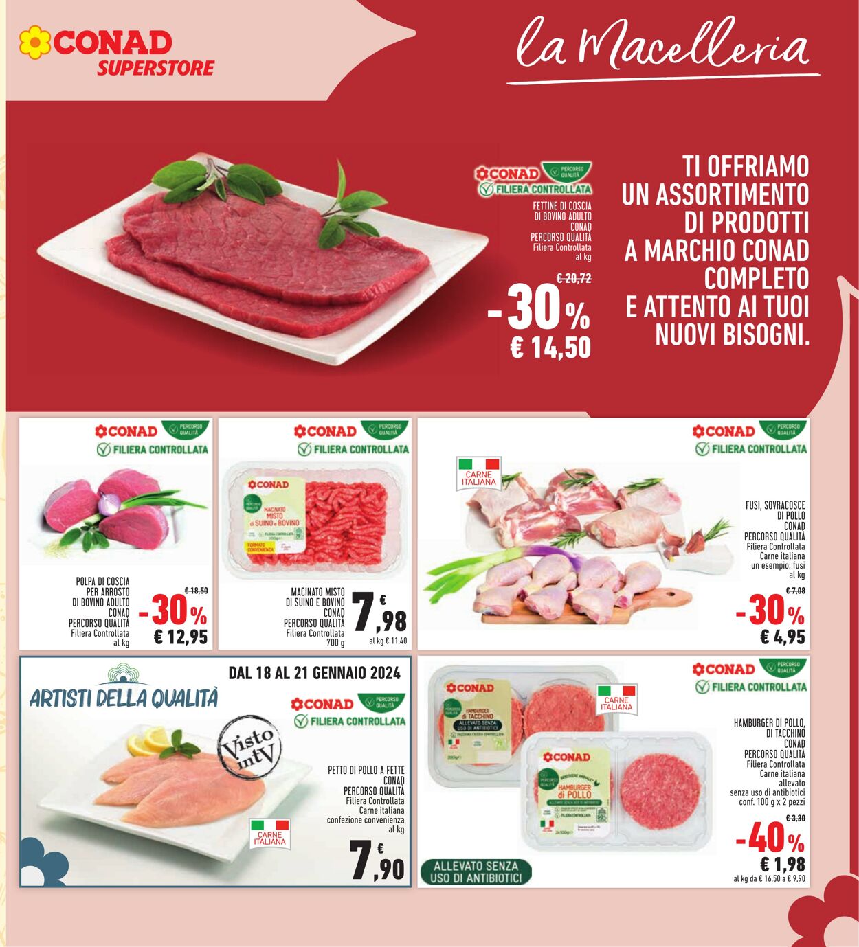 Volantino Conad 11.01.2024 - 24.01.2024