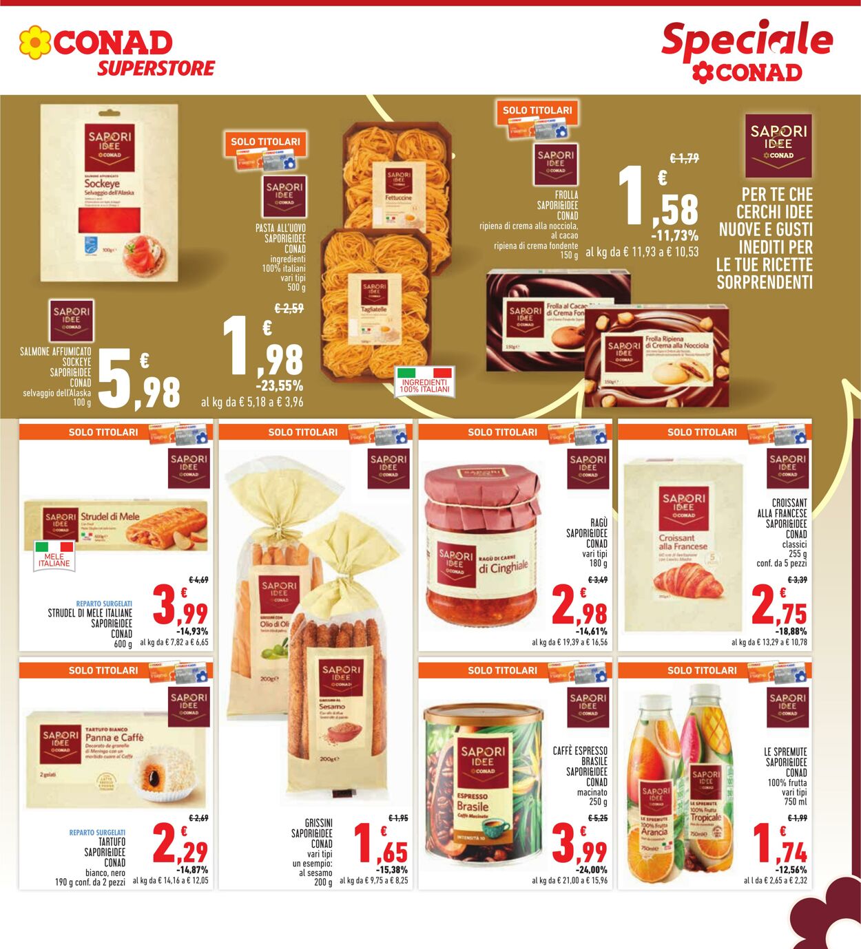 Volantino Conad 11.01.2024 - 24.01.2024