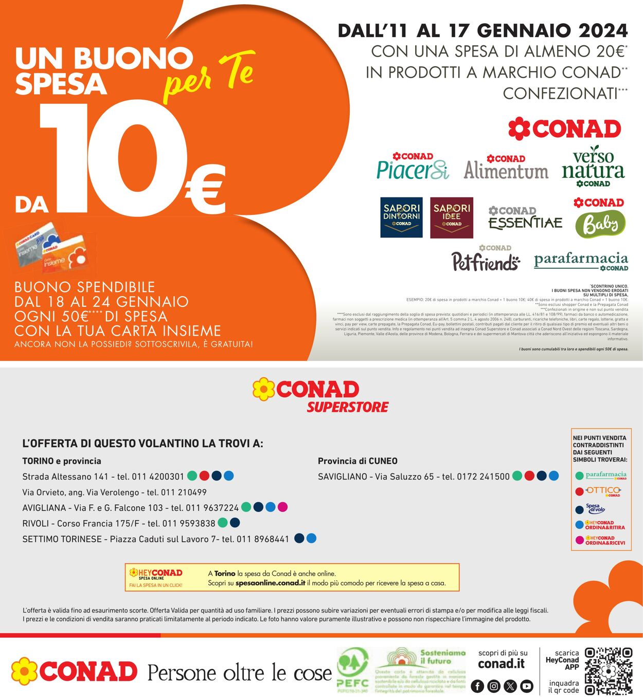 Volantino Conad 11.01.2024 - 24.01.2024