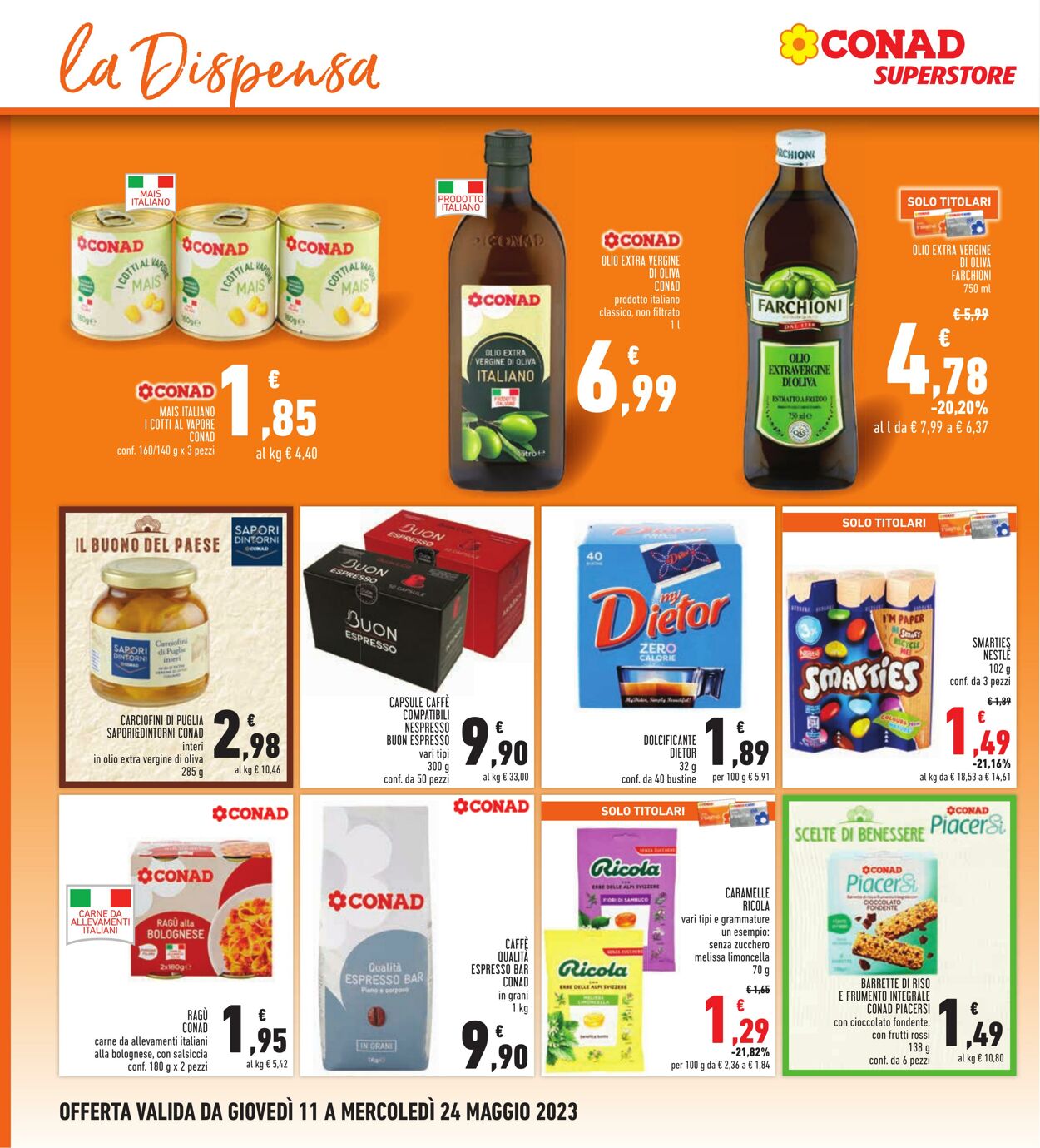 Volantino Conad 11.05.2023 - 24.05.2023