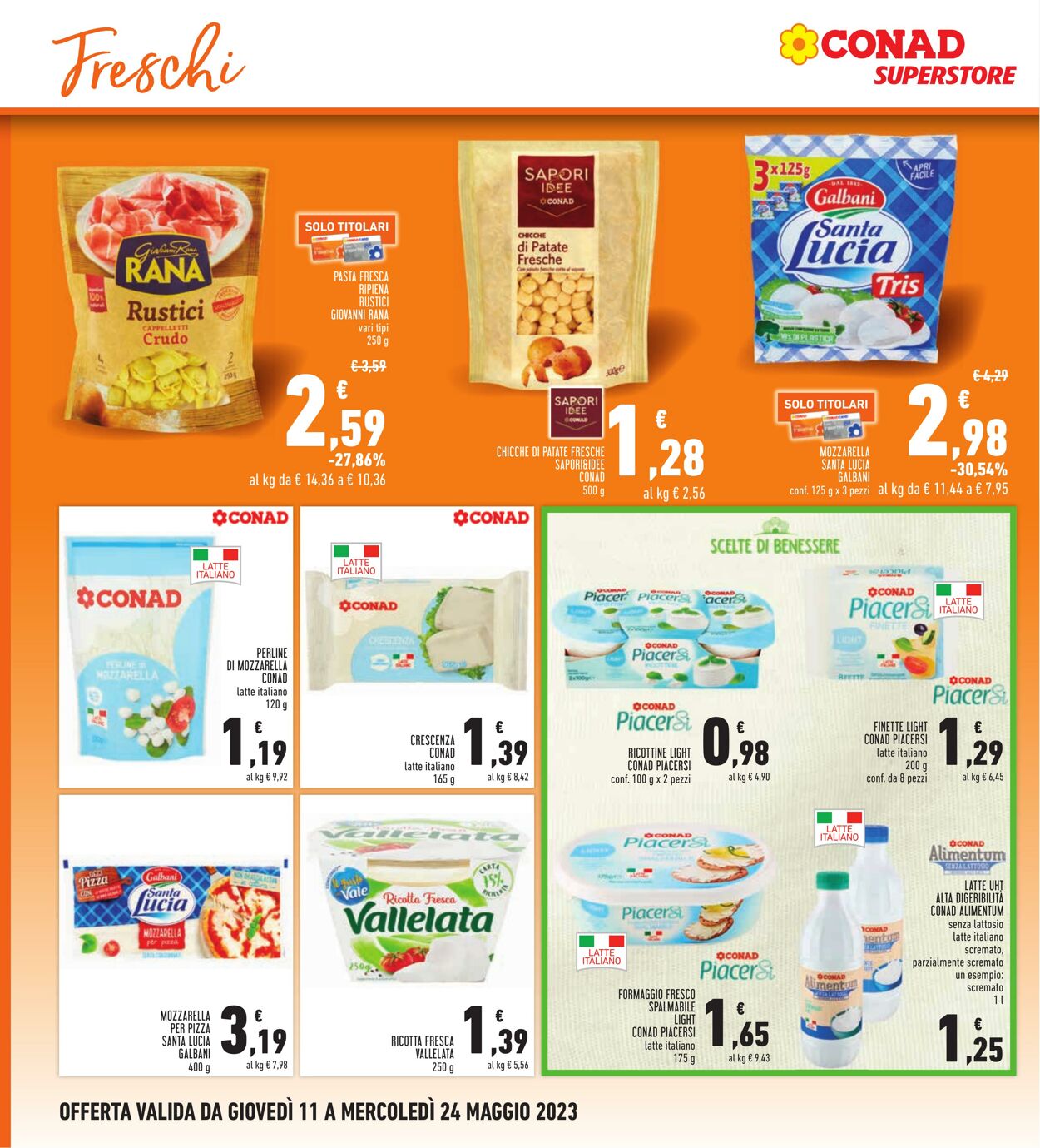 Volantino Conad 11.05.2023 - 24.05.2023