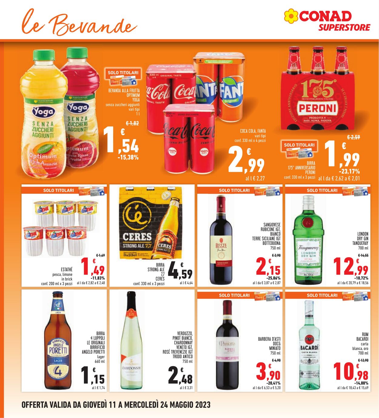 Volantino Conad 11.05.2023 - 24.05.2023