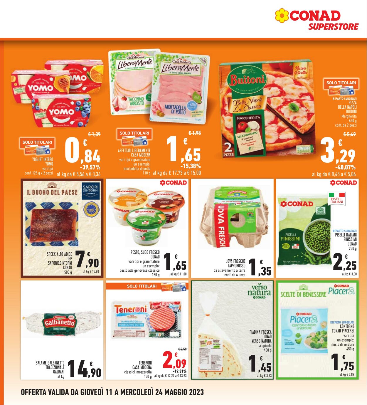 Volantino Conad 11.05.2023 - 24.05.2023